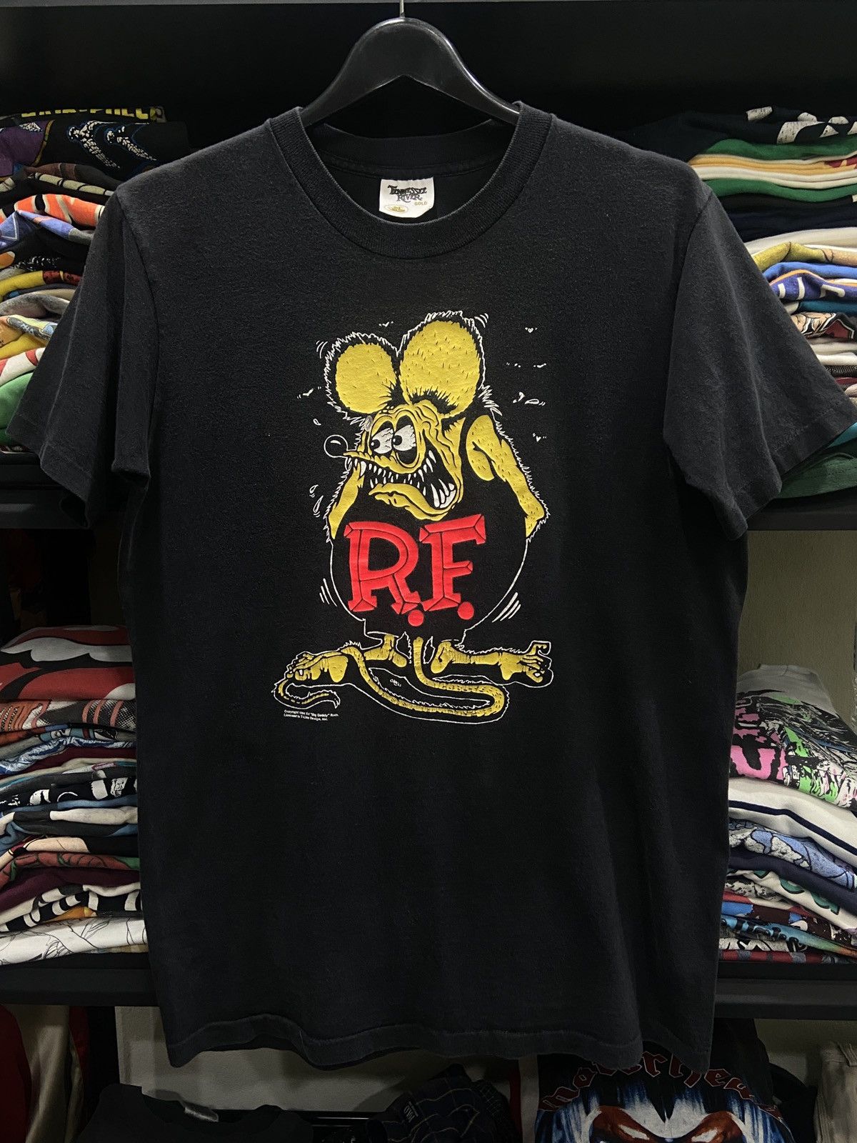 Band Tees Vintage 1994s RAT FINK Ed Roth Big Daddy Hotrod TShirt Size US M / EU 48-50 / 2 - 1 Thumbnail
