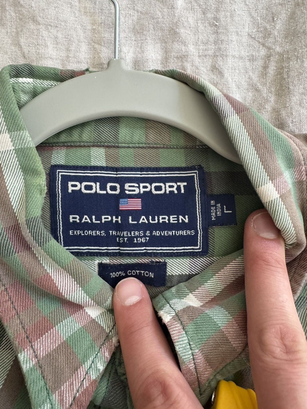 Polo Ralph Lauren Vintage Polo Sport Button-Up Size US L / EU 52-54 / 3 - 4 Thumbnail