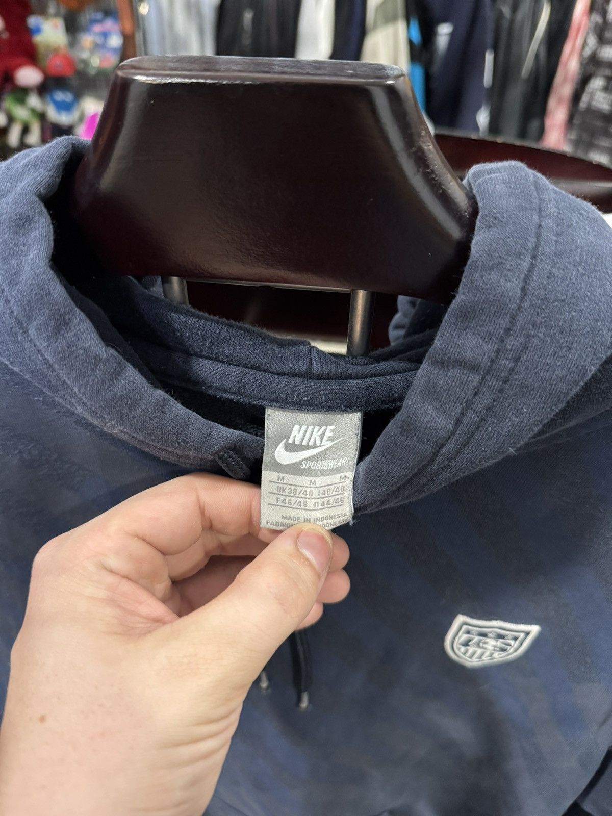 Nike × USA Olympics × Vintage Y2K Nike USA Soccer Hoodie M Size US M / EU 48-50 / 2 - 2 Thumbnail