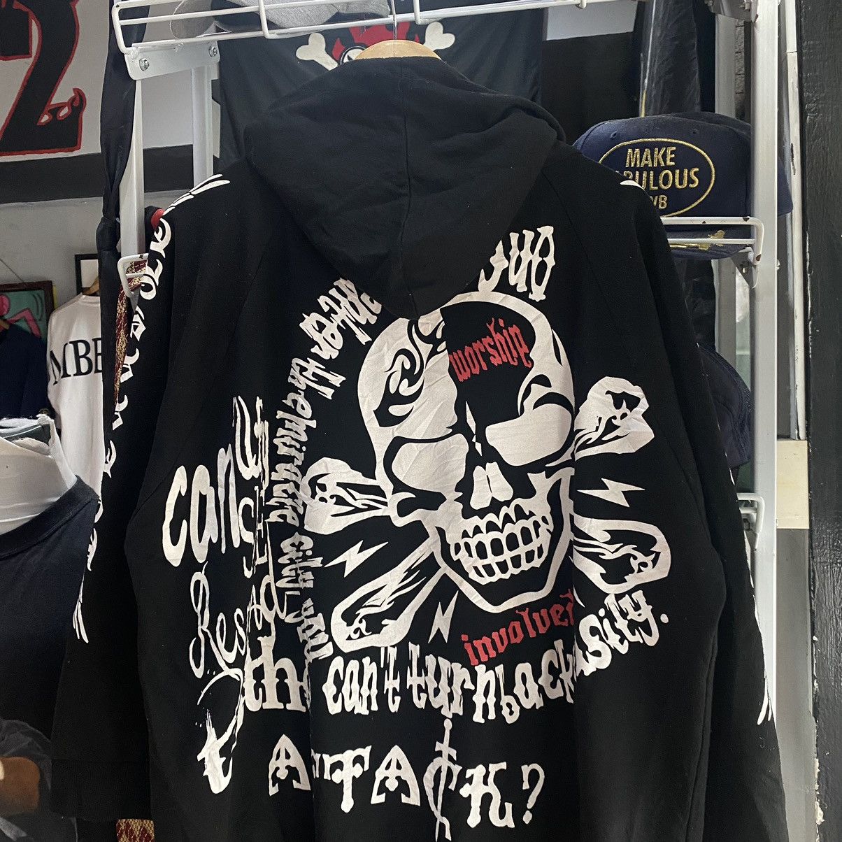 Hysteric Glamour × If Six Was Nine × Le Grande Bleu (L.G.B.) Dig Deep Zip Up Hoodie Poem if six was nine style Size US XL / EU 56 / 4 - 3 Thumbnail