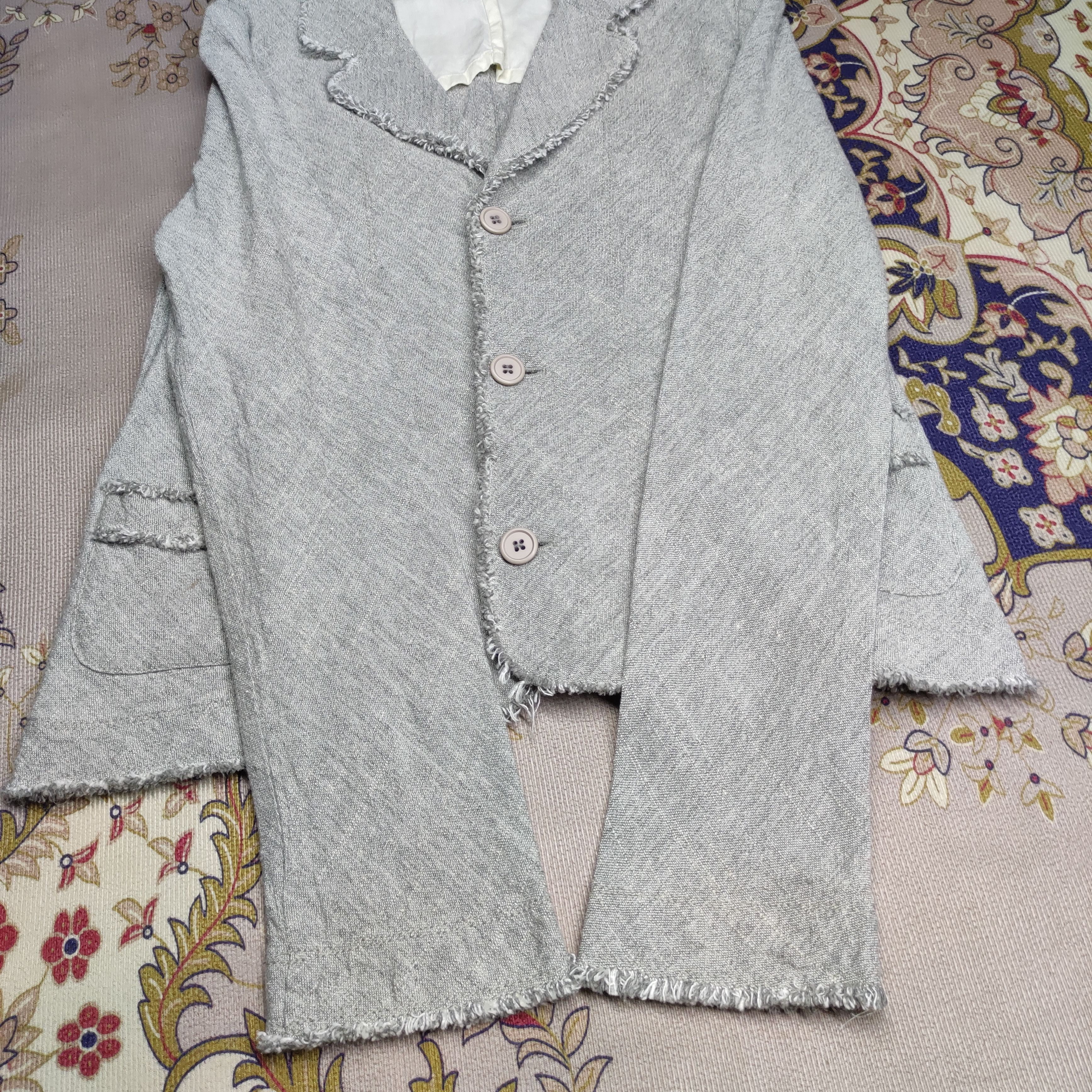 Issey Miyake a75 Plantation by Issey Miyake Distressed style jacket Size M / US 6-8 / IT 42-44 - 8 Thumbnail