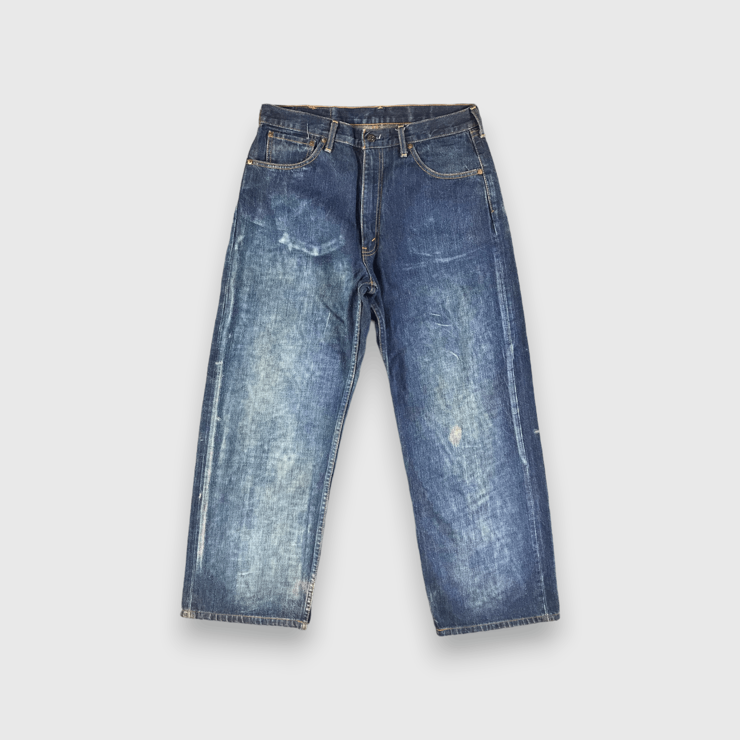 Levi's Vintage 90s Blue Wash Levis 504 Jeans-J2771 Size US 34 / EU 50 - 1 Thumbnail