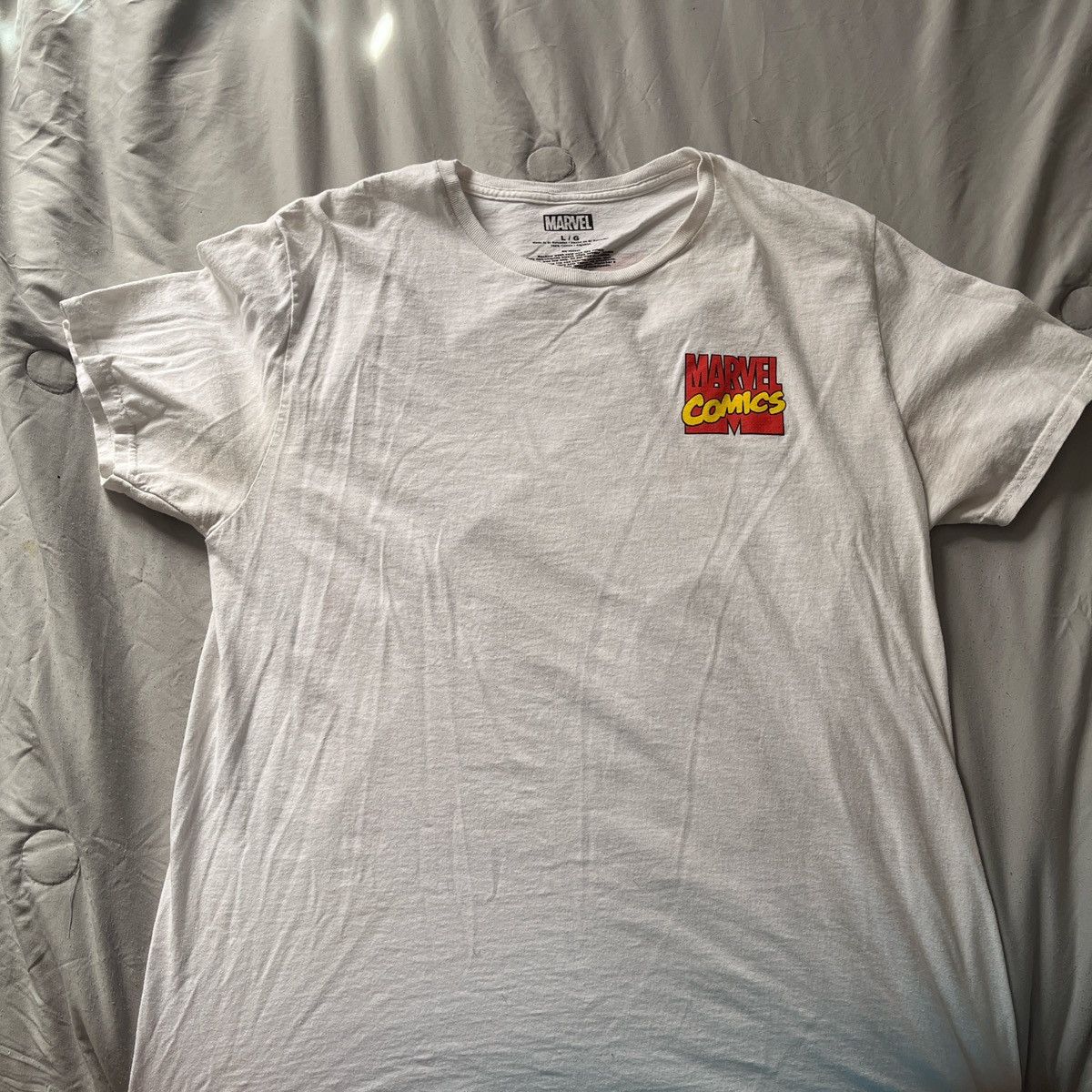 Marvel Comics White Marvel Comics graphic tee shirt Size US XL / EU 56 / 4 - 1 Thumbnail
