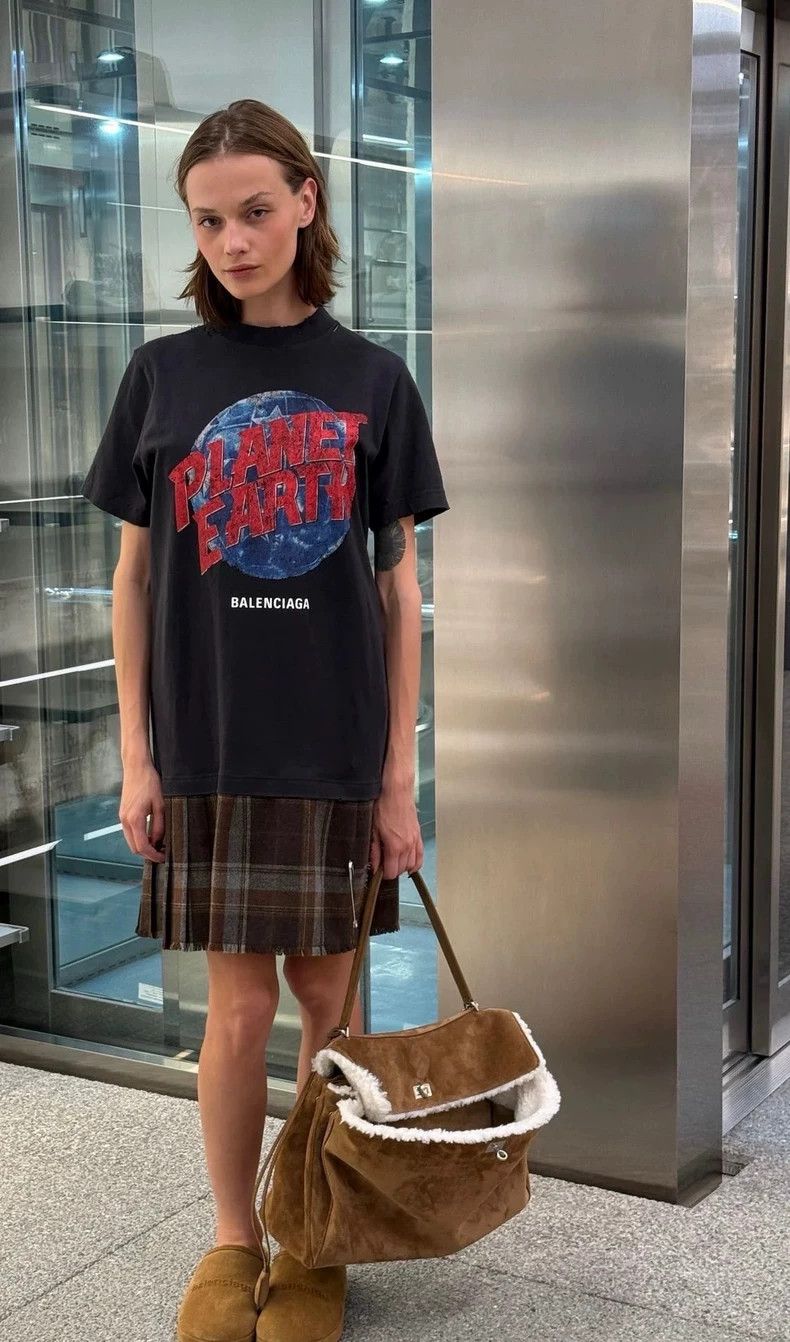 Balenciaga Balenciaga size 38 Earth fake two-piece dress Size S / US 4 / IT 40 - 8 Thumbnail