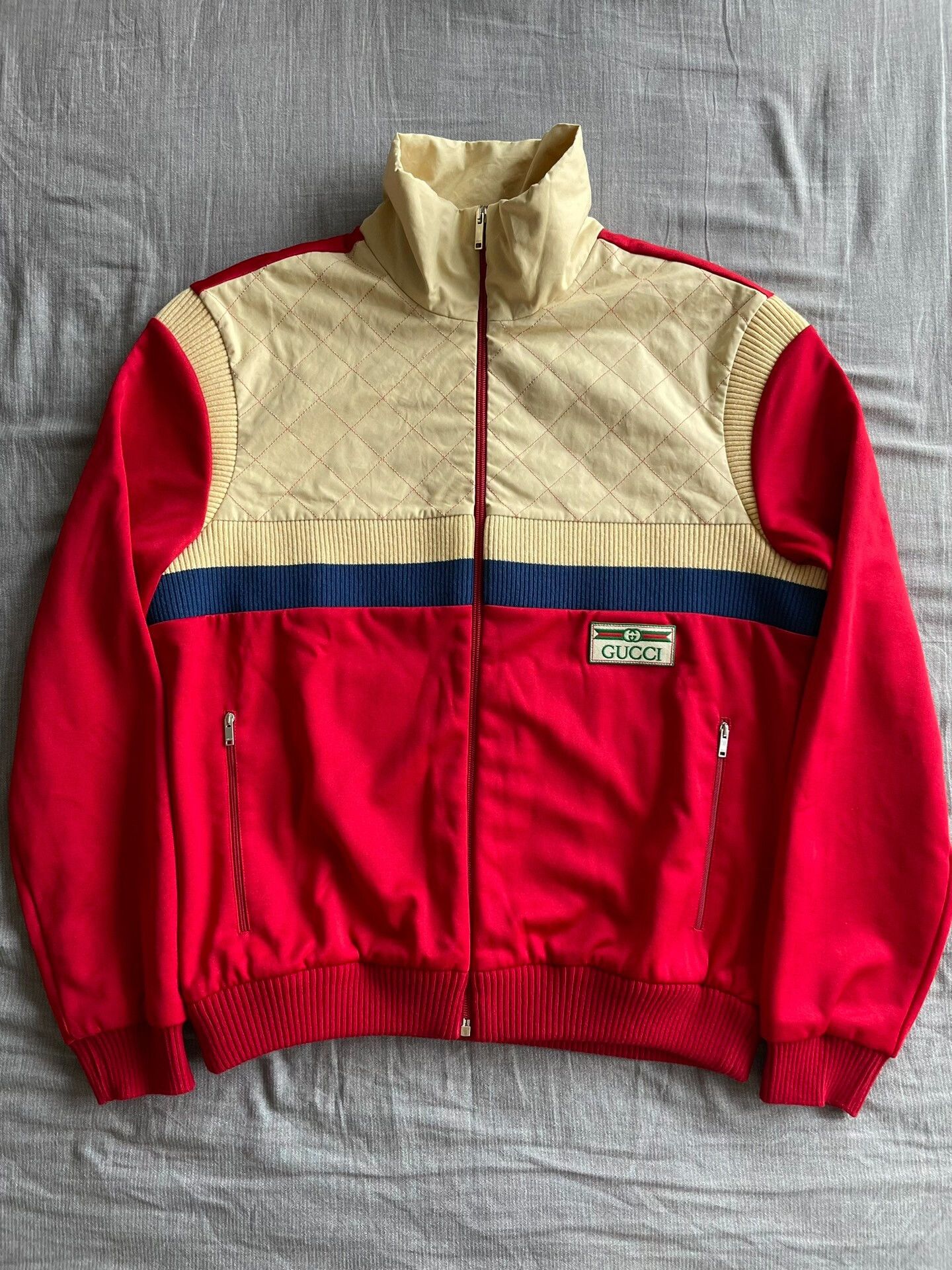 Gucci Gucci Men's Red Jacket Size S Size US S / EU 44-46 / 1 - 1 Thumbnail