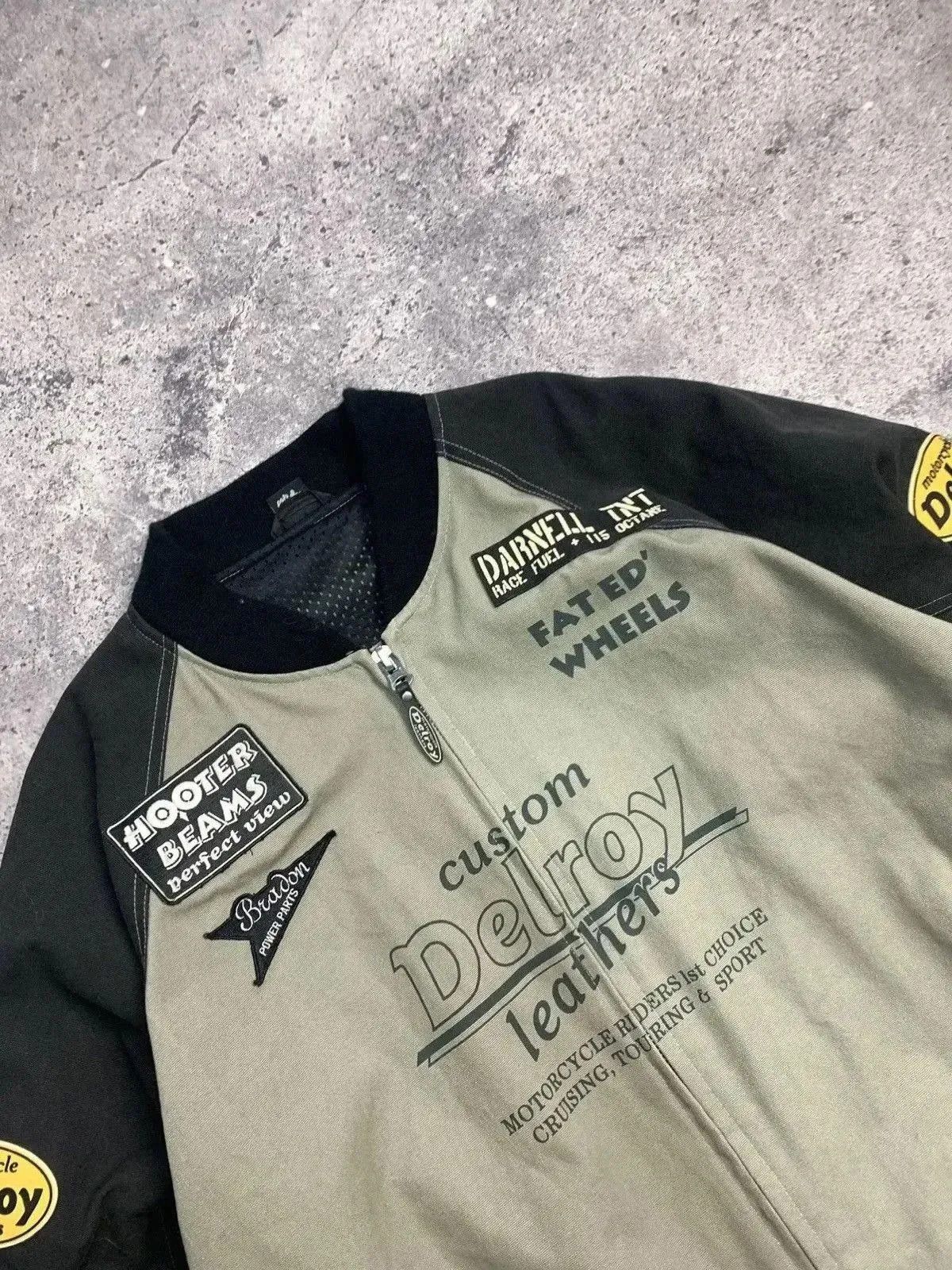 Formula 1 Vintage DELROY Racing Team Moto Jacket Y2K streetwear Size US XL / EU 56 / 4 - 8 Thumbnail