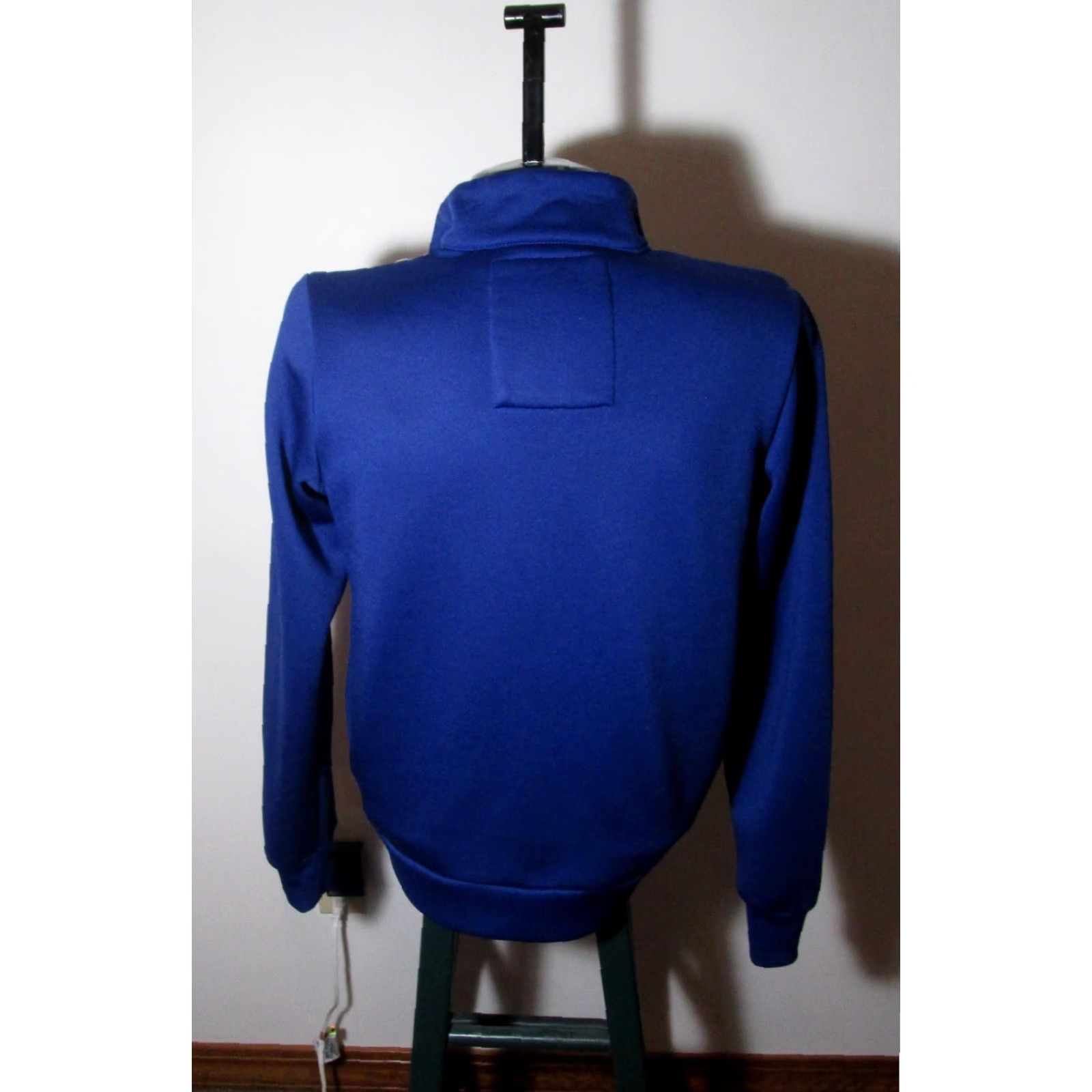 21 Men 21 MEN Jacket Blue Full Zip L Adults Size L Men's All Cotton/Polyester Fleece Lined Wearable Warm 90s? Size US L / EU 52-54 / 3 - 5 Thumbnail