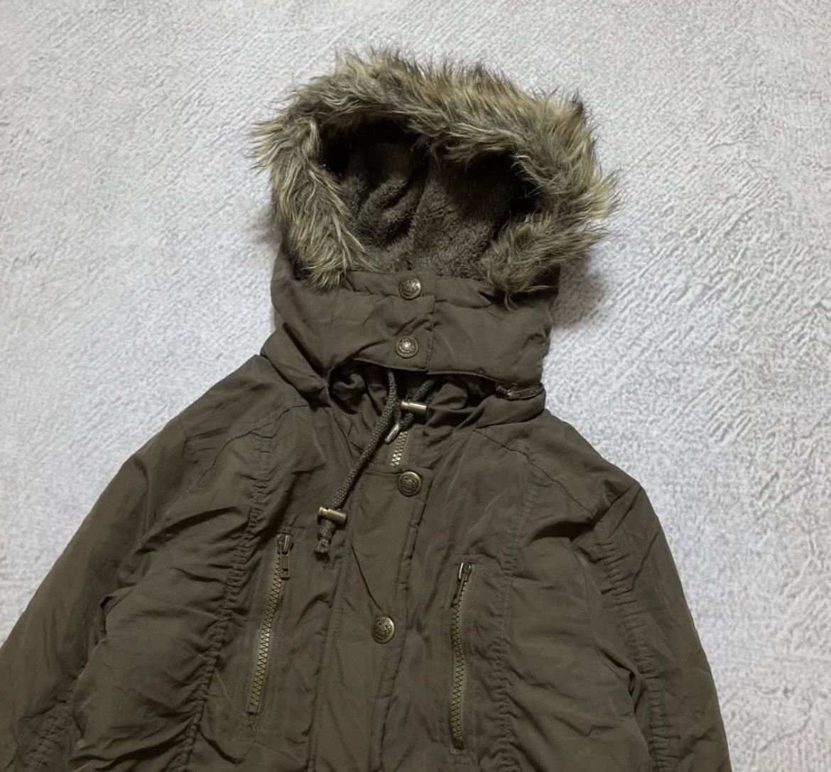 Japanese Brand 🔥Vintage Material Blue Bis Fur Parkas Jacket Size US S / EU 44-46 / 1 - 3 Thumbnail