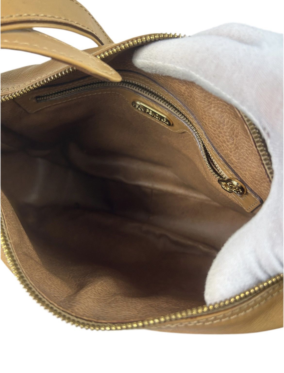 Fendi Fendi Brown Leather Crossbody Bag Size ONE SIZE - 5 Thumbnail