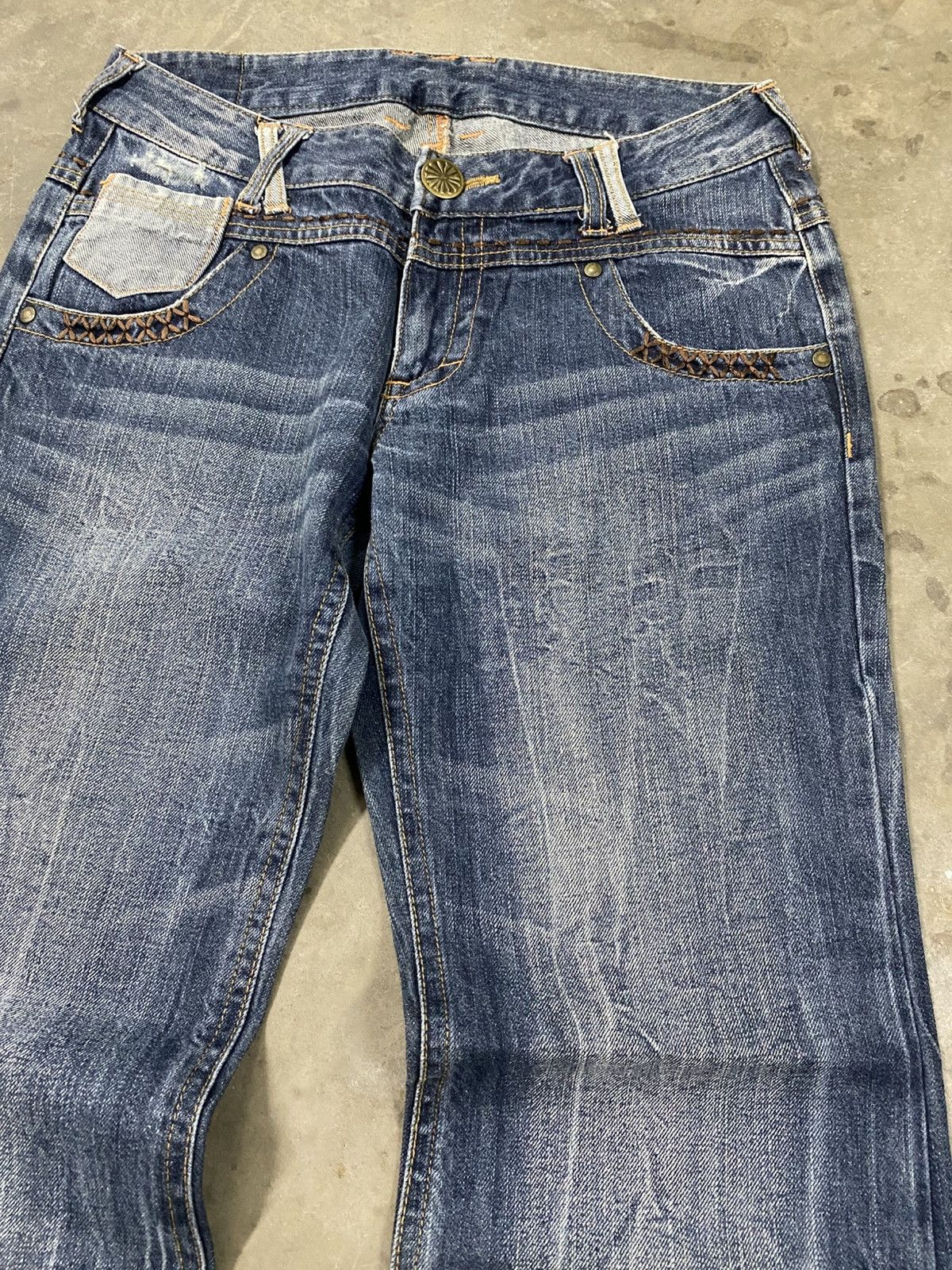 Tornado Mart Flare Jeans Japanese Origenal Japan Brand Denim @293 Size US 30 / EU 46 - 11 Thumbnail