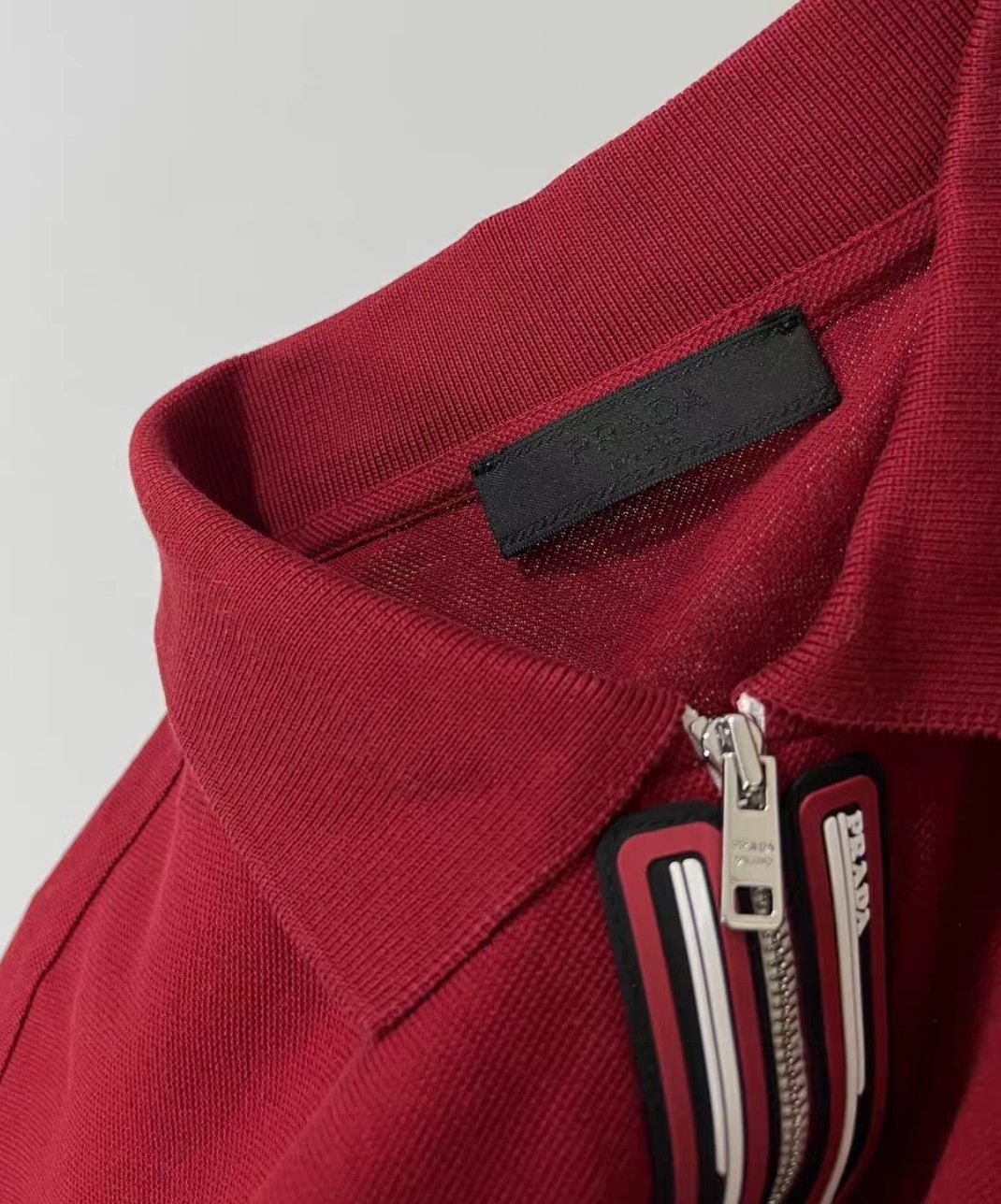 Prada Prada Logo Patch Zip-up Polo-2508 Size US XS / EU 42 / 0 - 3 Thumbnail