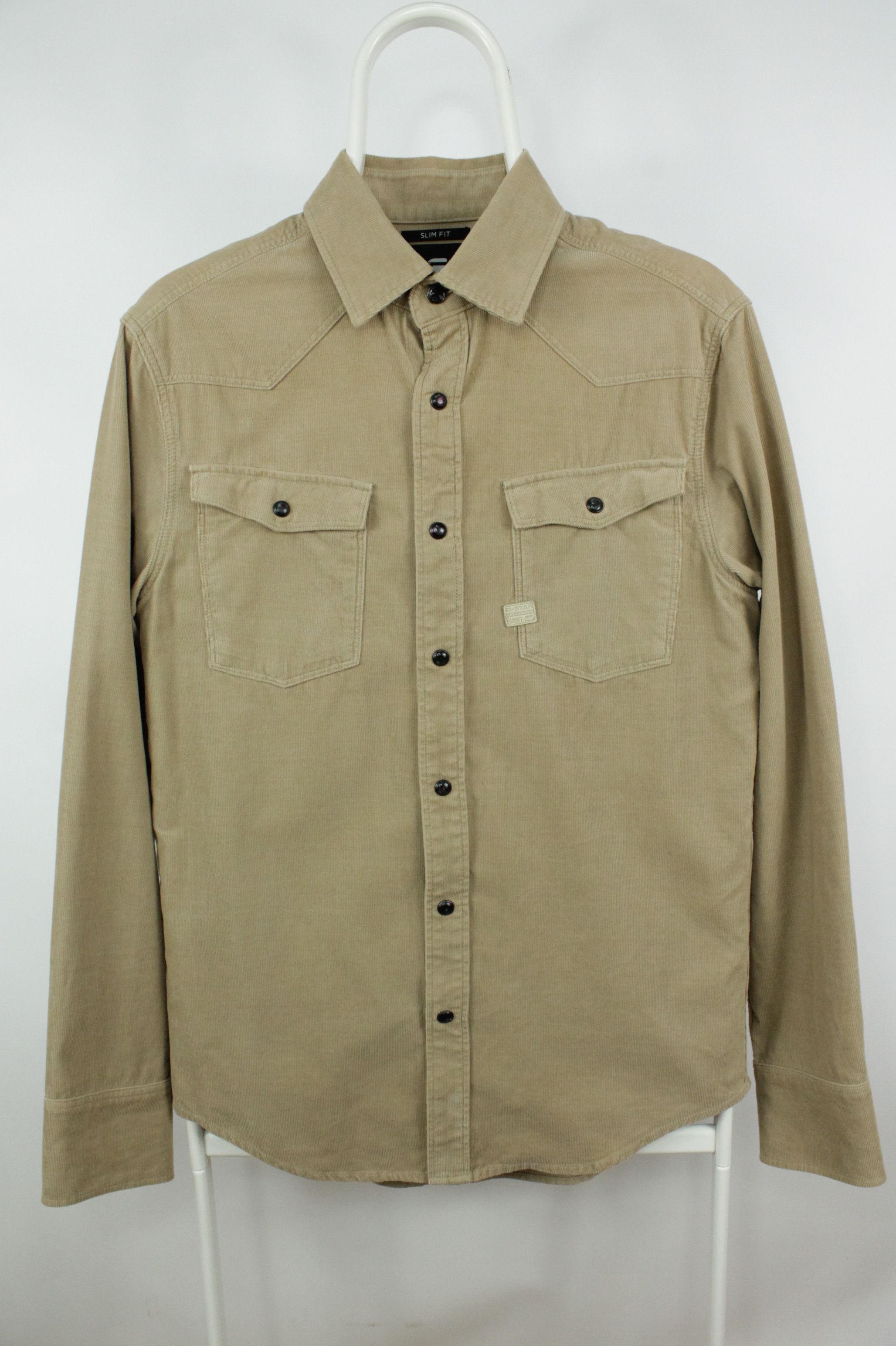 G-Star G-Star Raw 3301 Slim Fit Western Corduroy Shirt Size US S / EU 44-46 / 1 - 5 Thumbnail