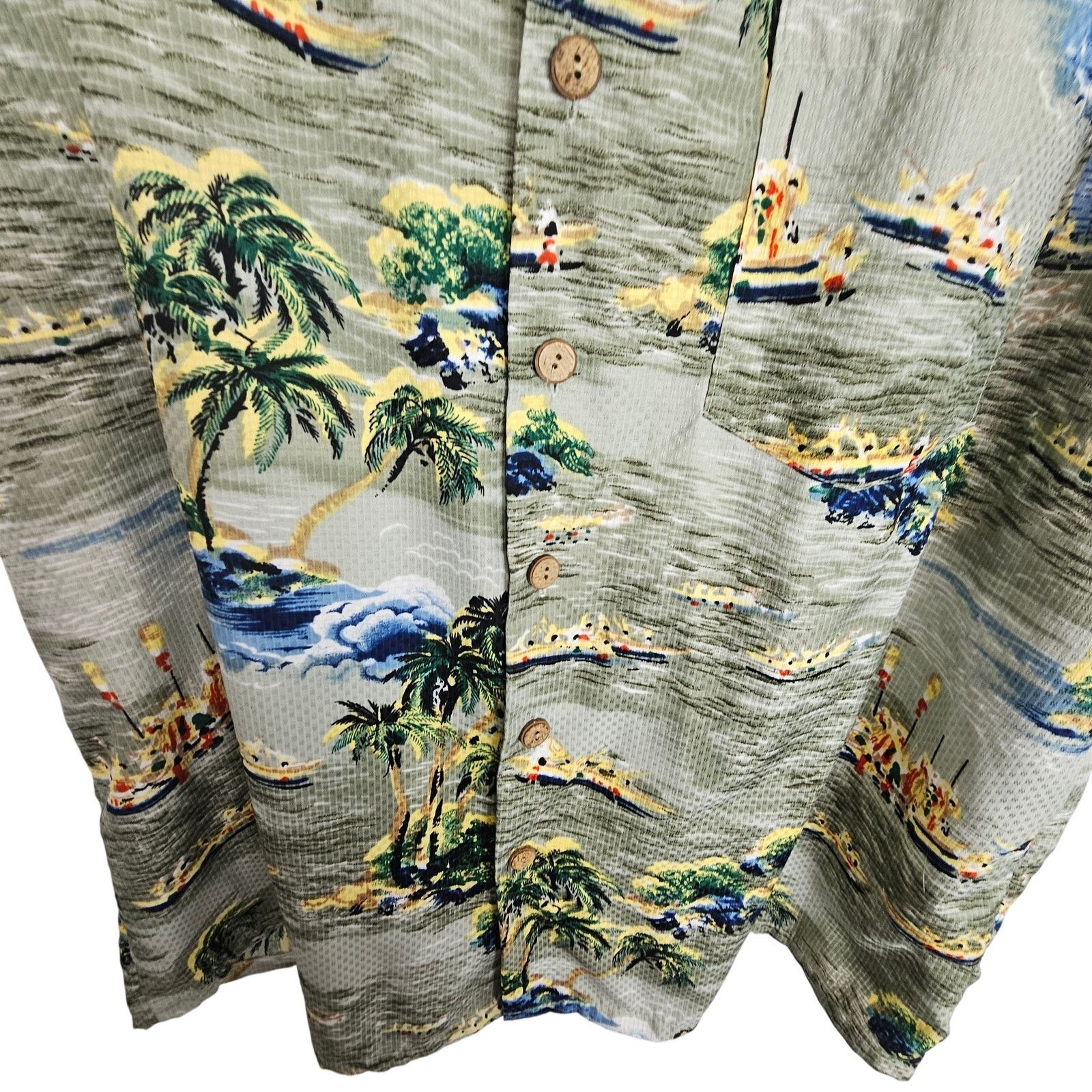 Kennington Ltd. Vintage Kennington Mens Canoe Print Hawaiian Shirt XL Gorp Size US XL / EU 56 / 4 - 3 Thumbnail