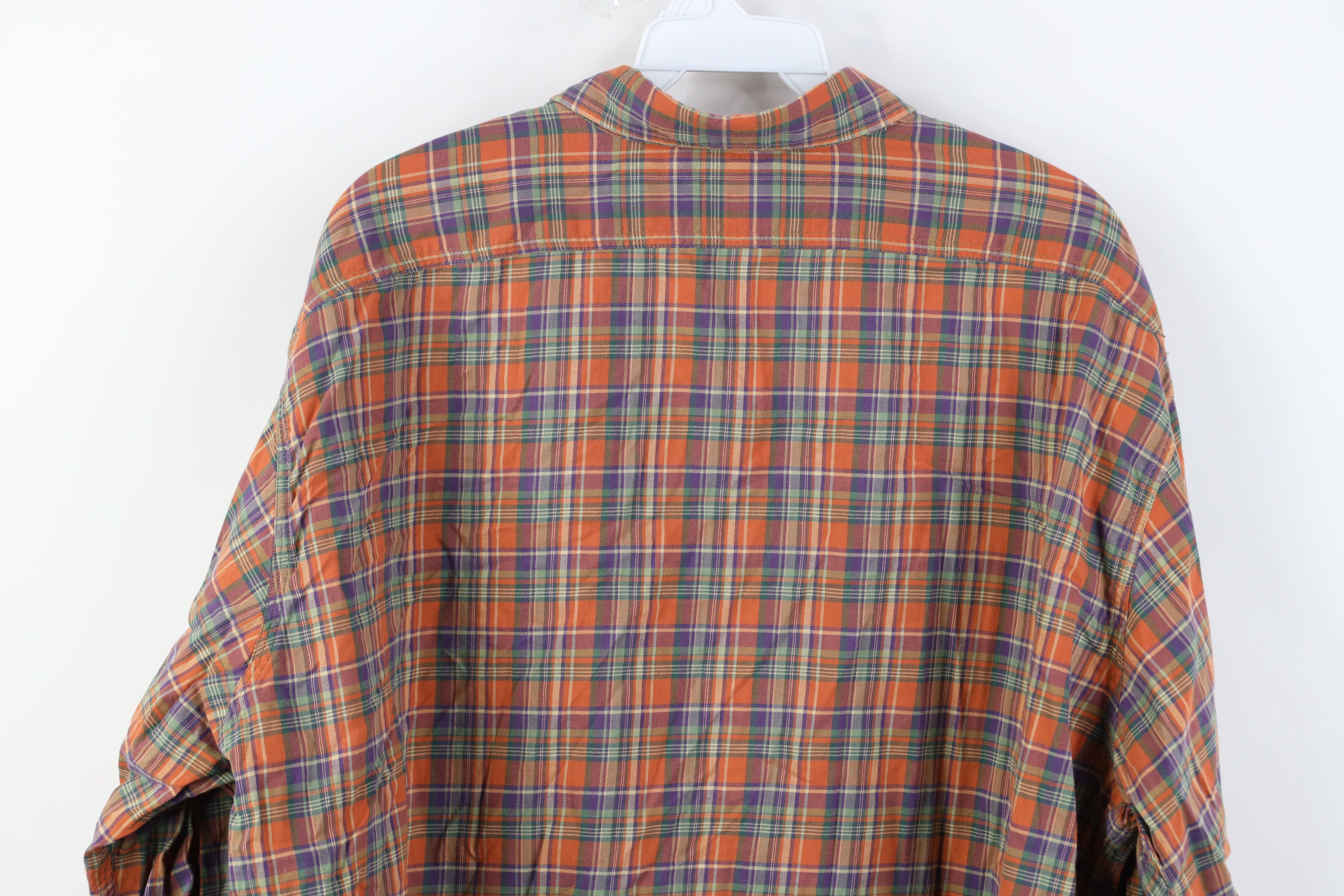 Ralph Lauren Vintage 90s Ralph Lauren Flannel Elbow Patch Button Shirt Size US XL / EU 56 / 4 - 12 Thumbnail