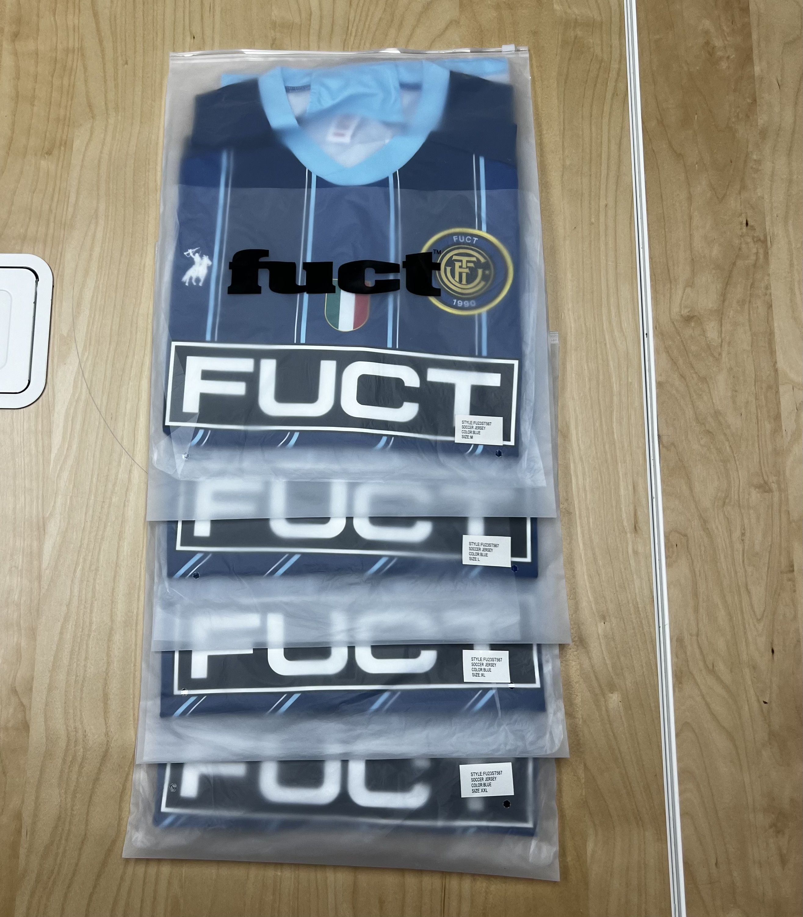 FUCT Fuct Futbol Jersey Blue • XL Size US XL / EU 56 / 4 - 4 Thumbnail