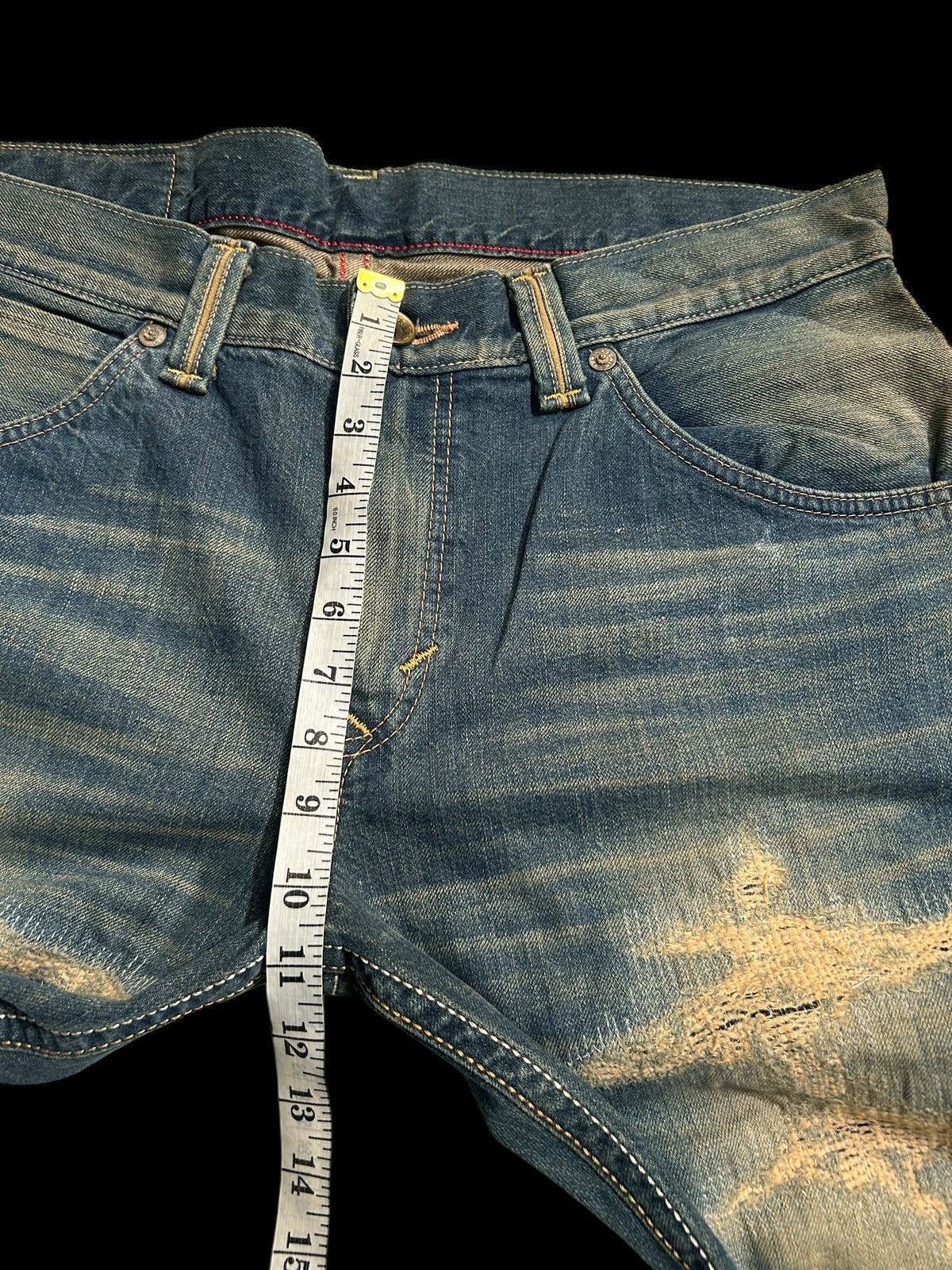 Japanese Brand × Kapital × Vintage Rusty Edwin Distressed Vintage Japanese Denim Jeans Size US 37 - 16 Thumbnail