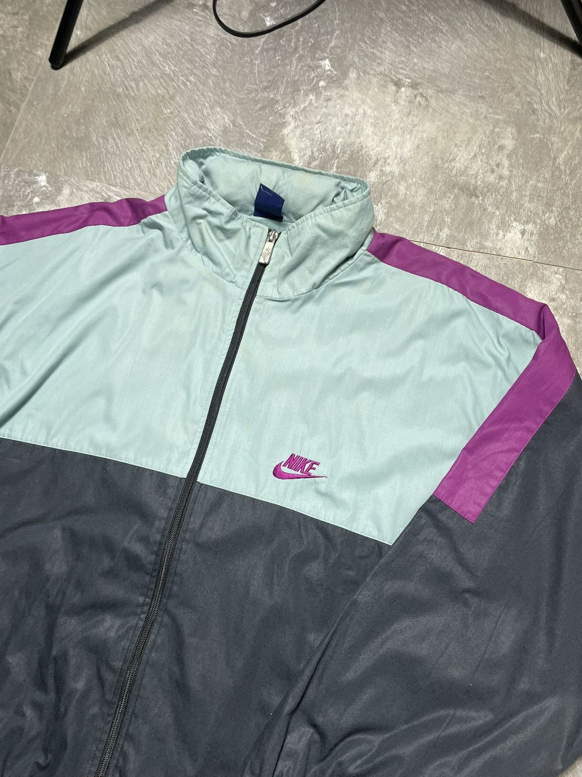 Nike Vintage Nike Track Suit Set Jacket Pants 80s 90s Swoosh Rare Size US L / EU 52-54 / 3 - 3 Thumbnail