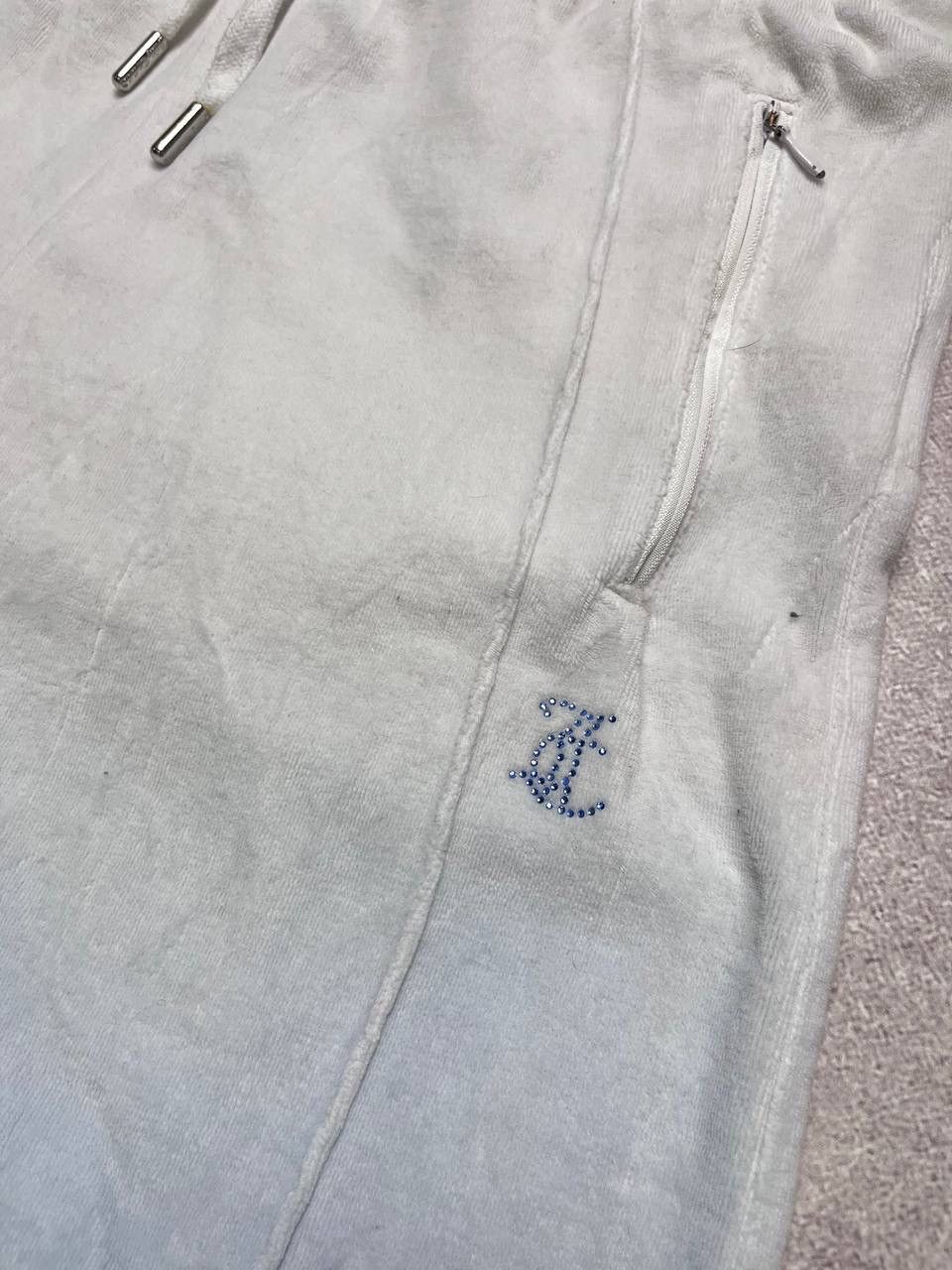 Juicy Couture JUICY COUTURE BIG LOGO RHINESTONES BAGGY SWEATPANTS M Size 30" / US 8 / IT 44 - 5 Thumbnail