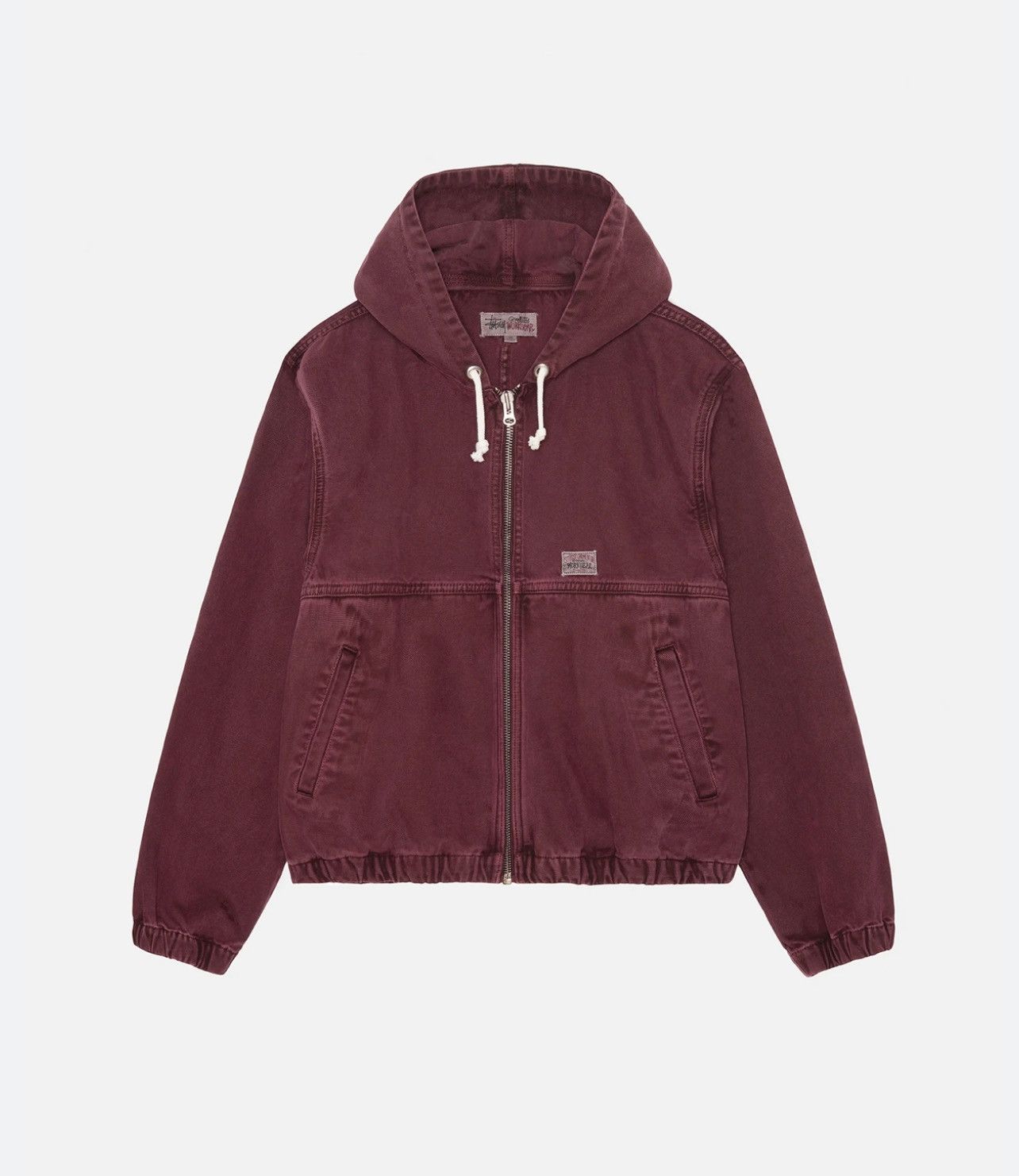 stussy  dickies  ワーク ジャケット バーガンディ stussy dickies ワーク ジャケット バーガンディ