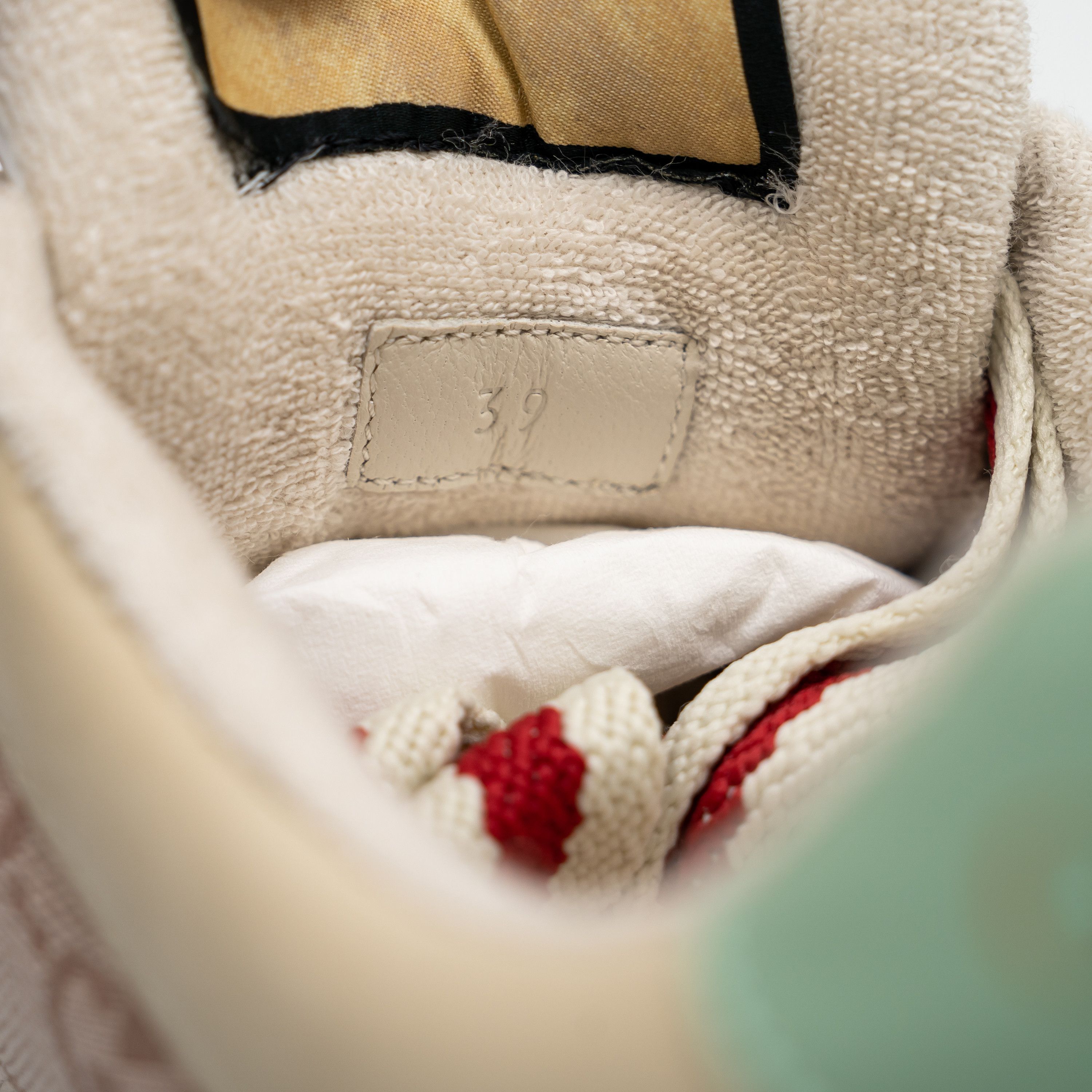 Gucci 9us Gucci Double Screener GG Monogram Beige Pink Sneakers Size US 9 / IT 39 - 11 Thumbnail