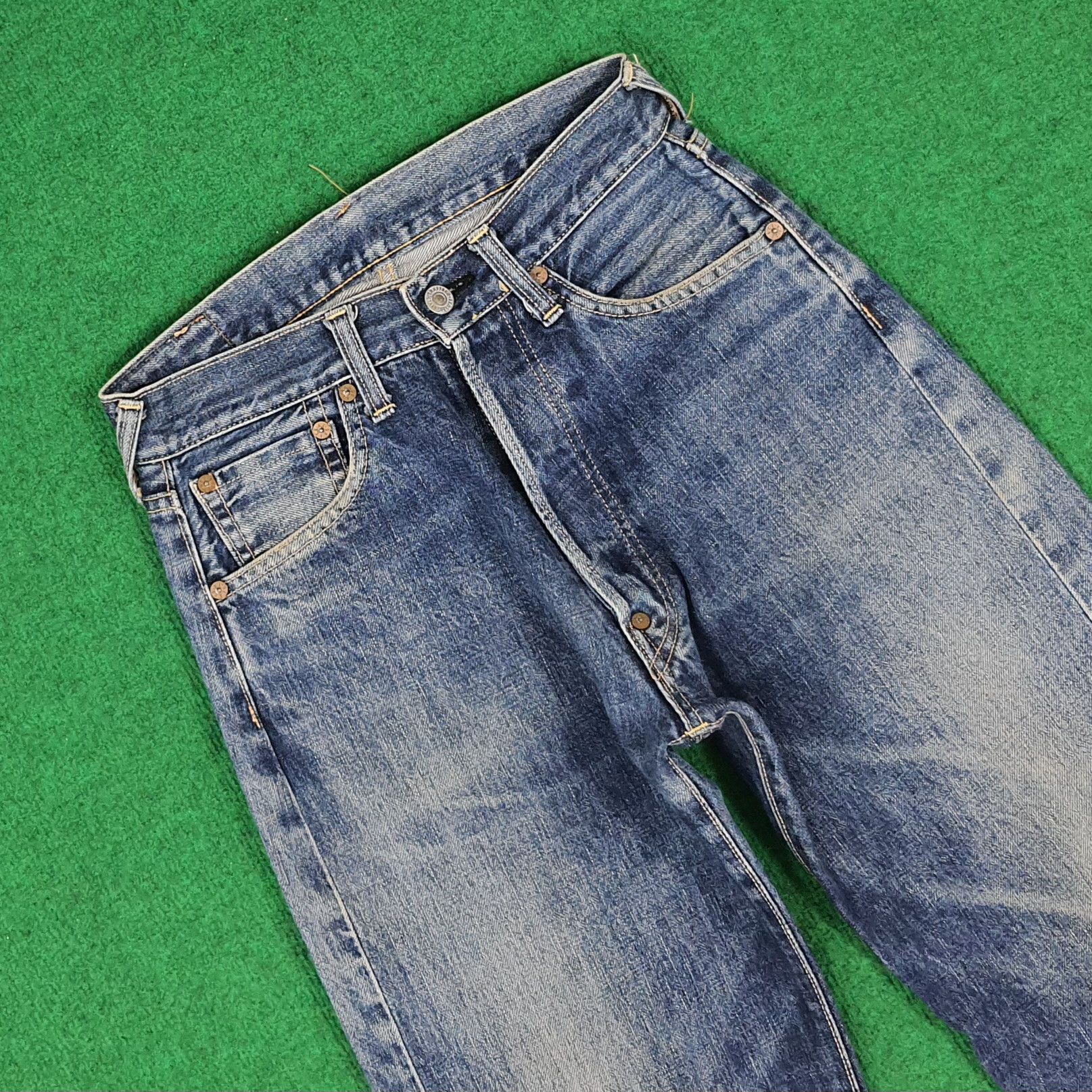 Japanese Brand Vintage Evisu Selvedge Japan Brand Custom Daicock Jeans Size US 26 / EU 42 - 6 Thumbnail
