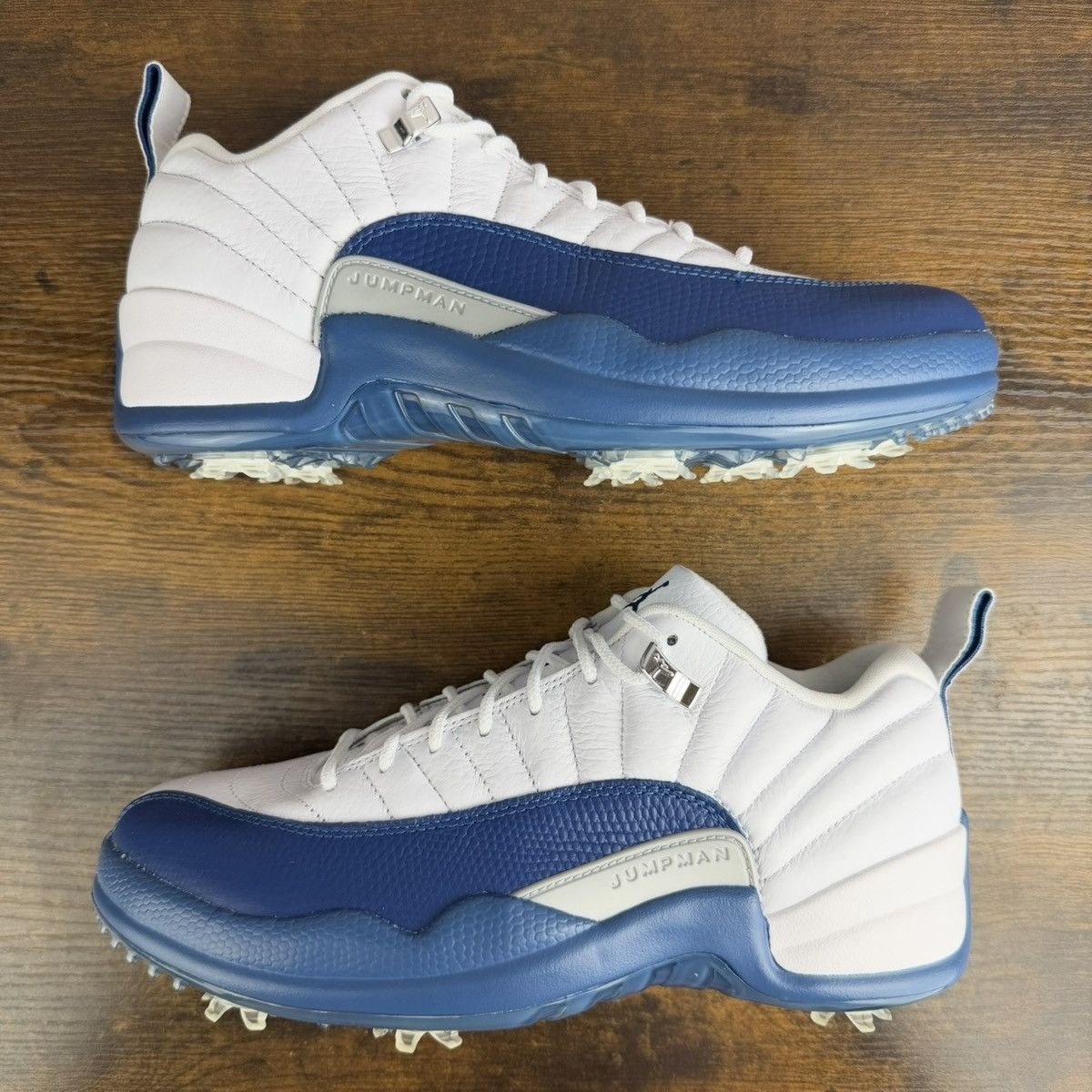 Jordan Brand NEW Air Jordan 12 Low Golf French Blue DH4120-101 Cleats OG Size US 8 / EU 41 - 3 Thumbnail
