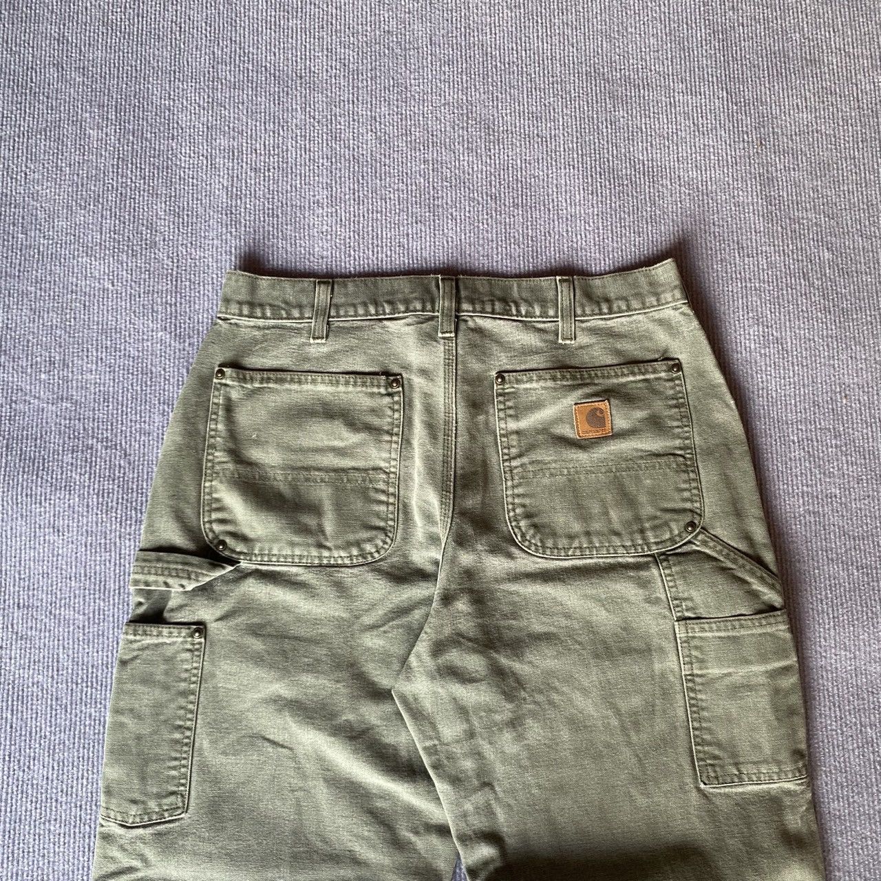 Carhartt × Vintage (32x30) Crazy Vintage Carhartt Double Knee B136 MOS Size US 32 / EU 48 - 6 Thumbnail