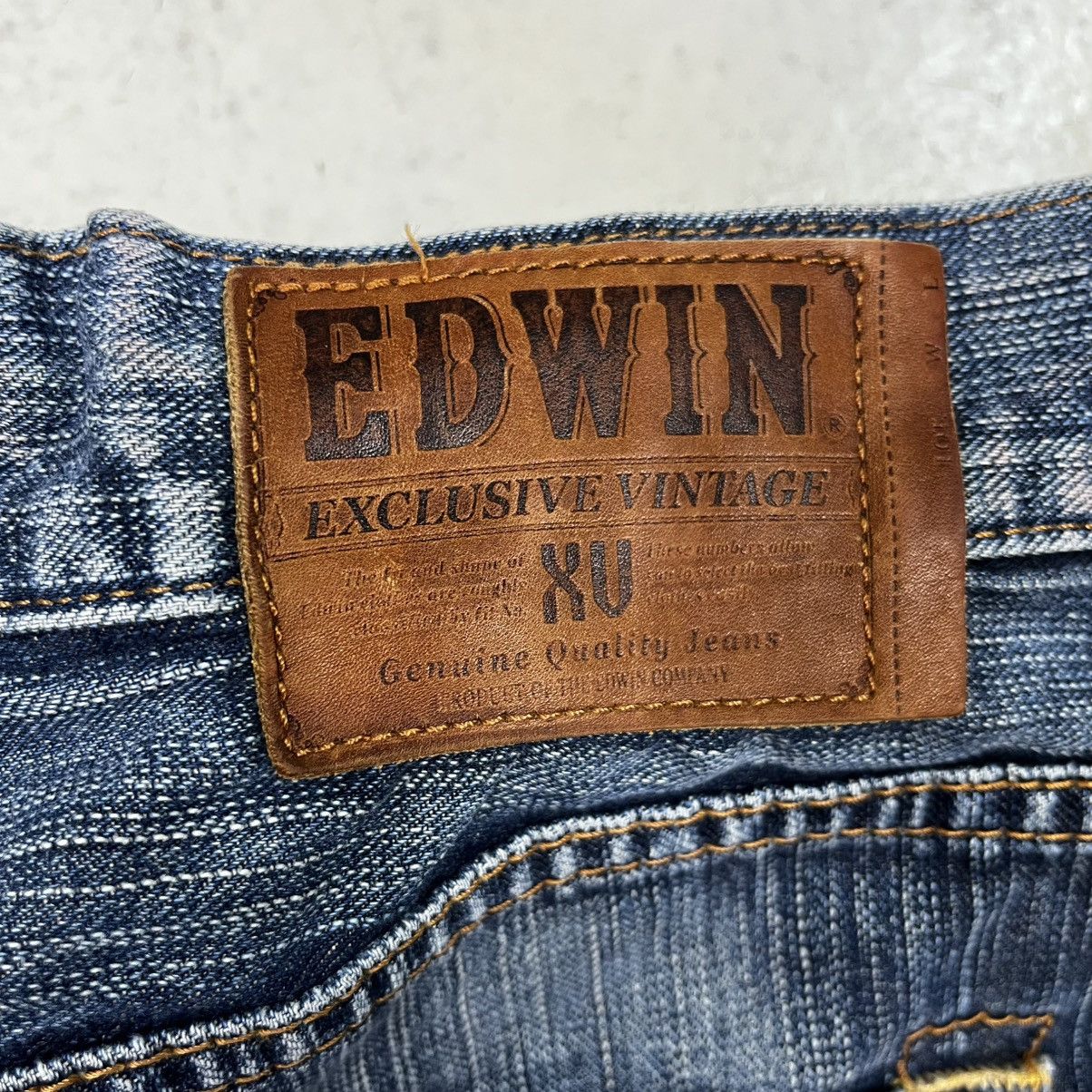 Japanese Brand Vintage Edwin Faded Denim Jeans Size 32" / US 10 / IT 46 - 20 Thumbnail