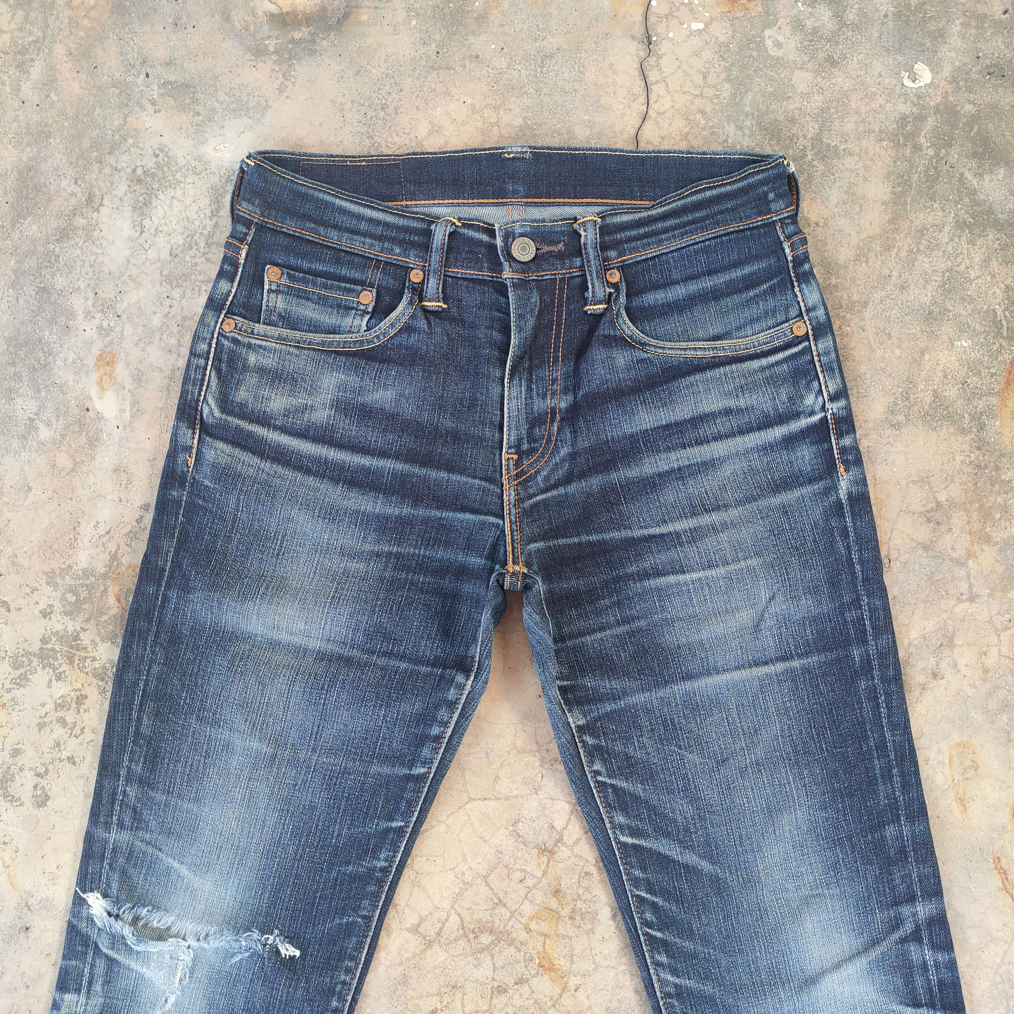 Levi's Vintage Clothing VINTAGE LEVI'S 511 SKINNY FADED DISTRESSED JEAN DENIM PANTS Size US 30 / EU 46 - 3 Thumbnail
