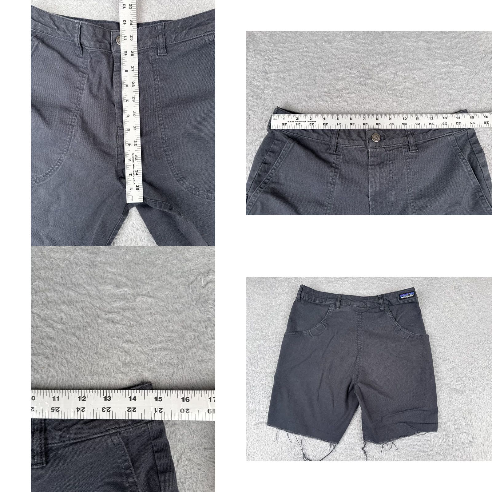 Patagonia Patagonia Shorts Women 8 Gray Stand Up Shorts Cotton Blend Read Me 30x7 Activewear Casual Travel Workwear Size 30" / US 8 / IT 44 - 9 Thumbnail