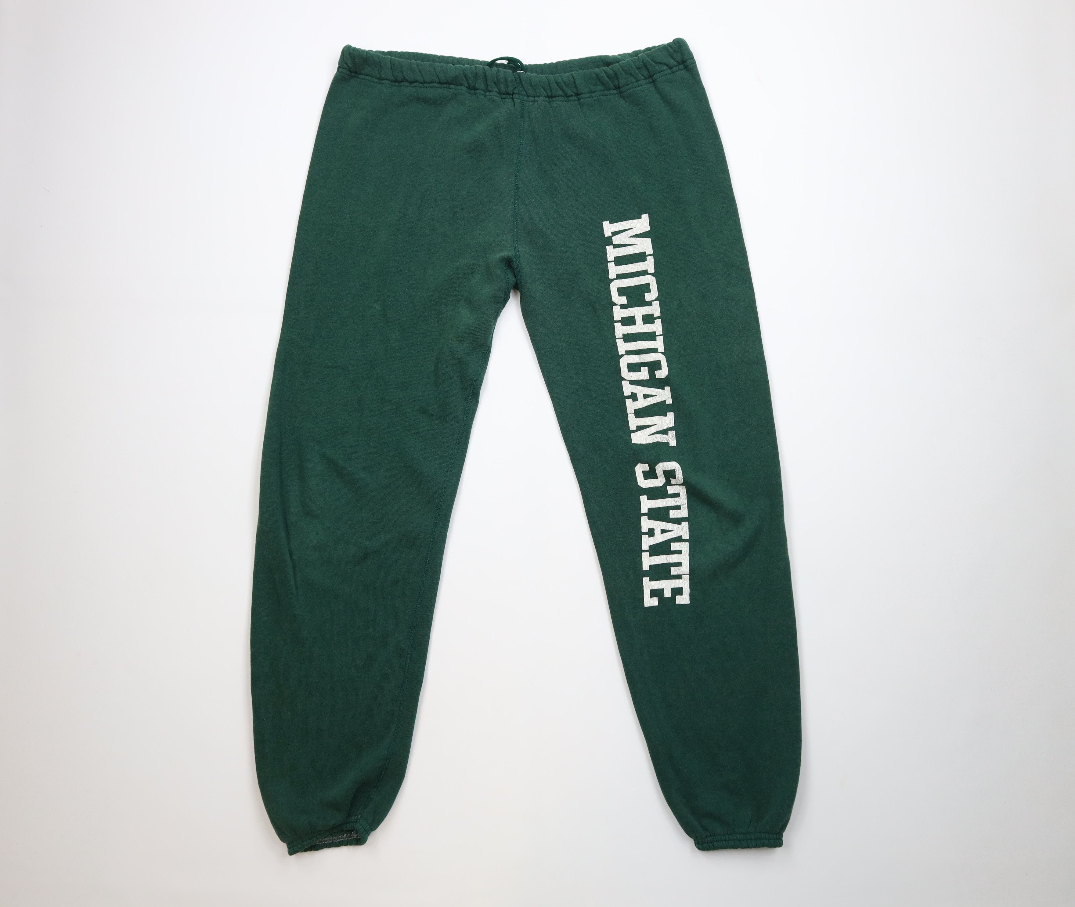 Vintage Vintage 70s 80s Michigan State University Sweatpants Joggers Size US 36 / EU 52 - 1 Thumbnail