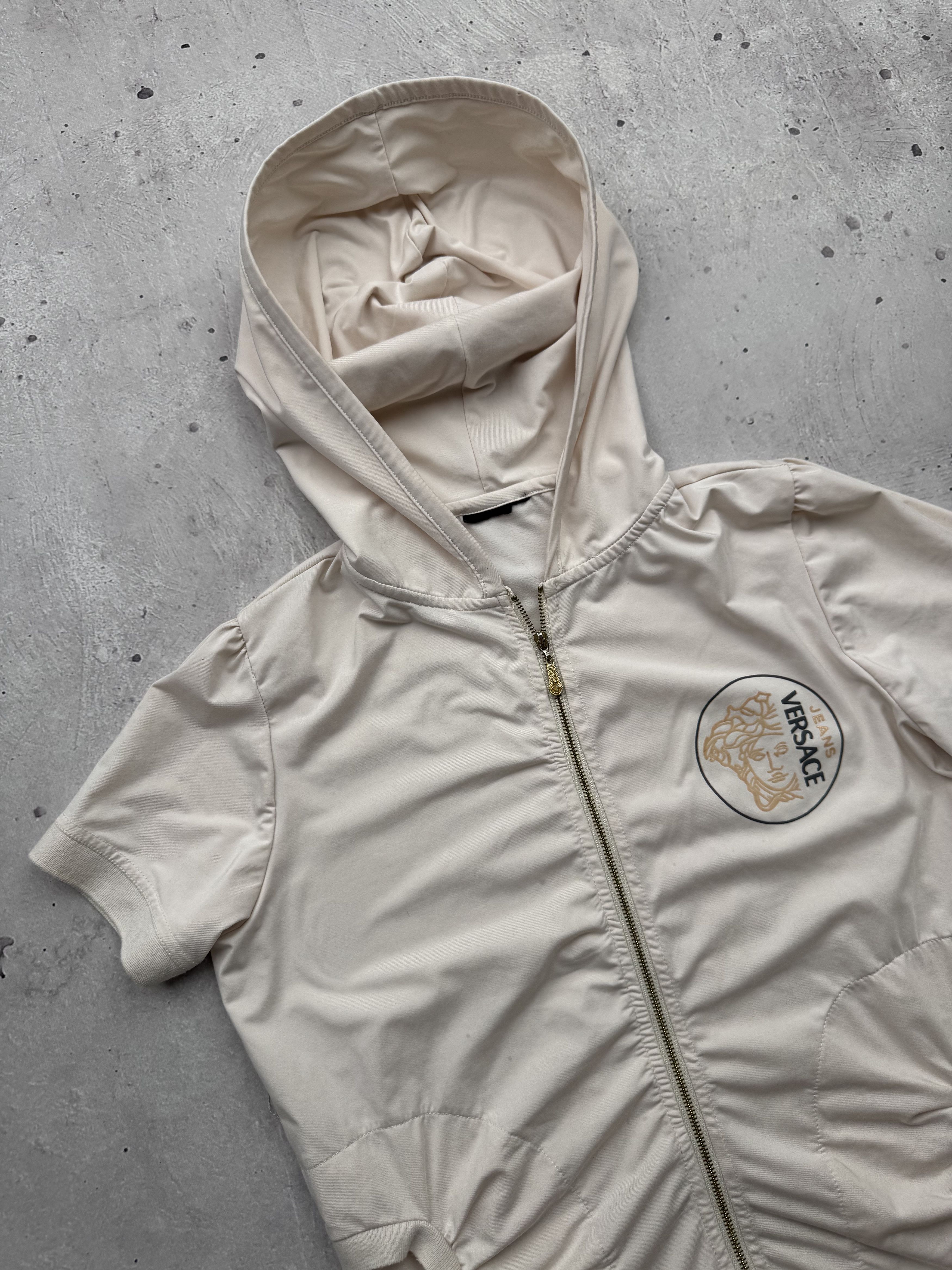 Versace × Vintage Versace Jeans Couture Vintage Short-Sleeve Hoodie Size M / US 6-8 / IT 42-44 - 2 Thumbnail