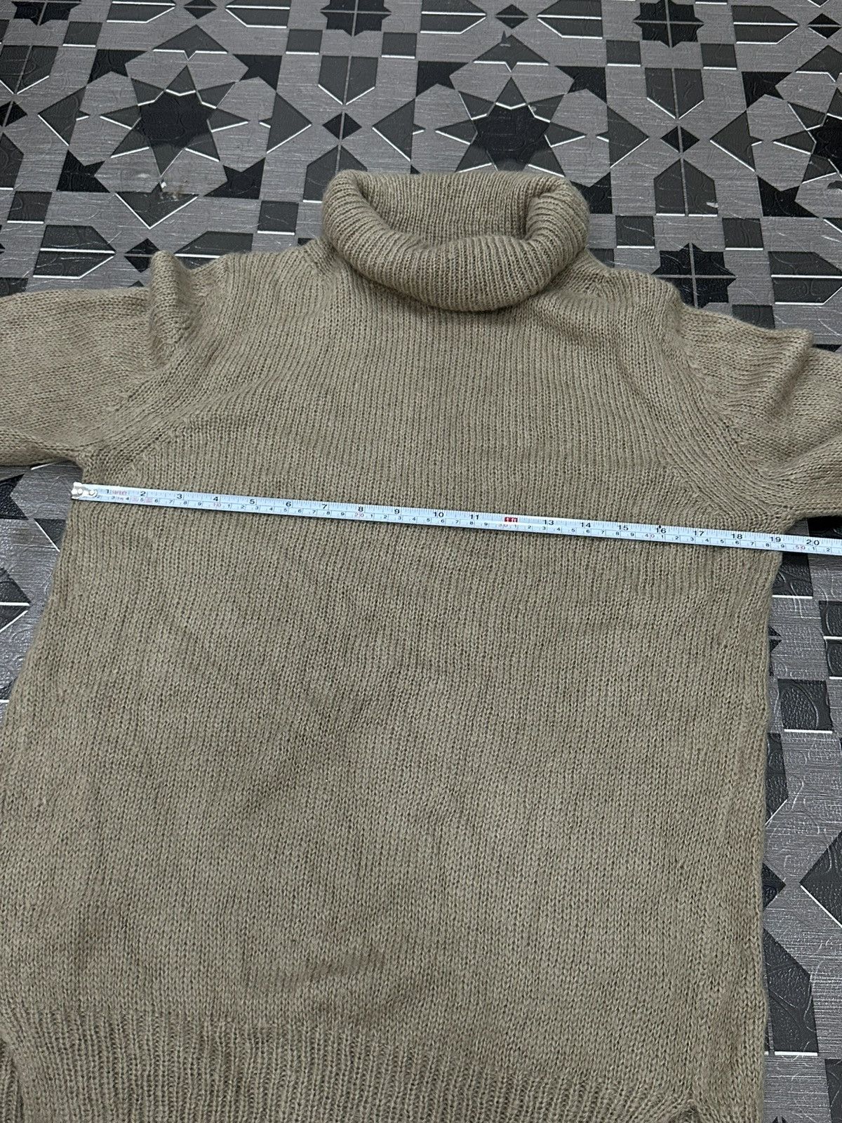 GOA GOA Japan Braided Fringe Wool/Mohair Turtleneck Knitwear Size US M / EU 48-50 / 2 - 15 Thumbnail
