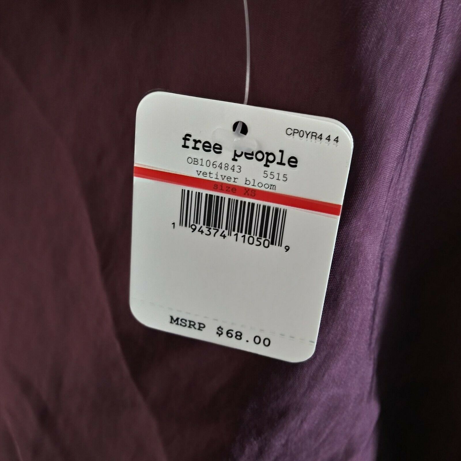 Free People Free People Camisole Womens XS - Vetiver Bloom - Intimately Size XS / US 0-2 / IT 36-38 - 5 Thumbnail