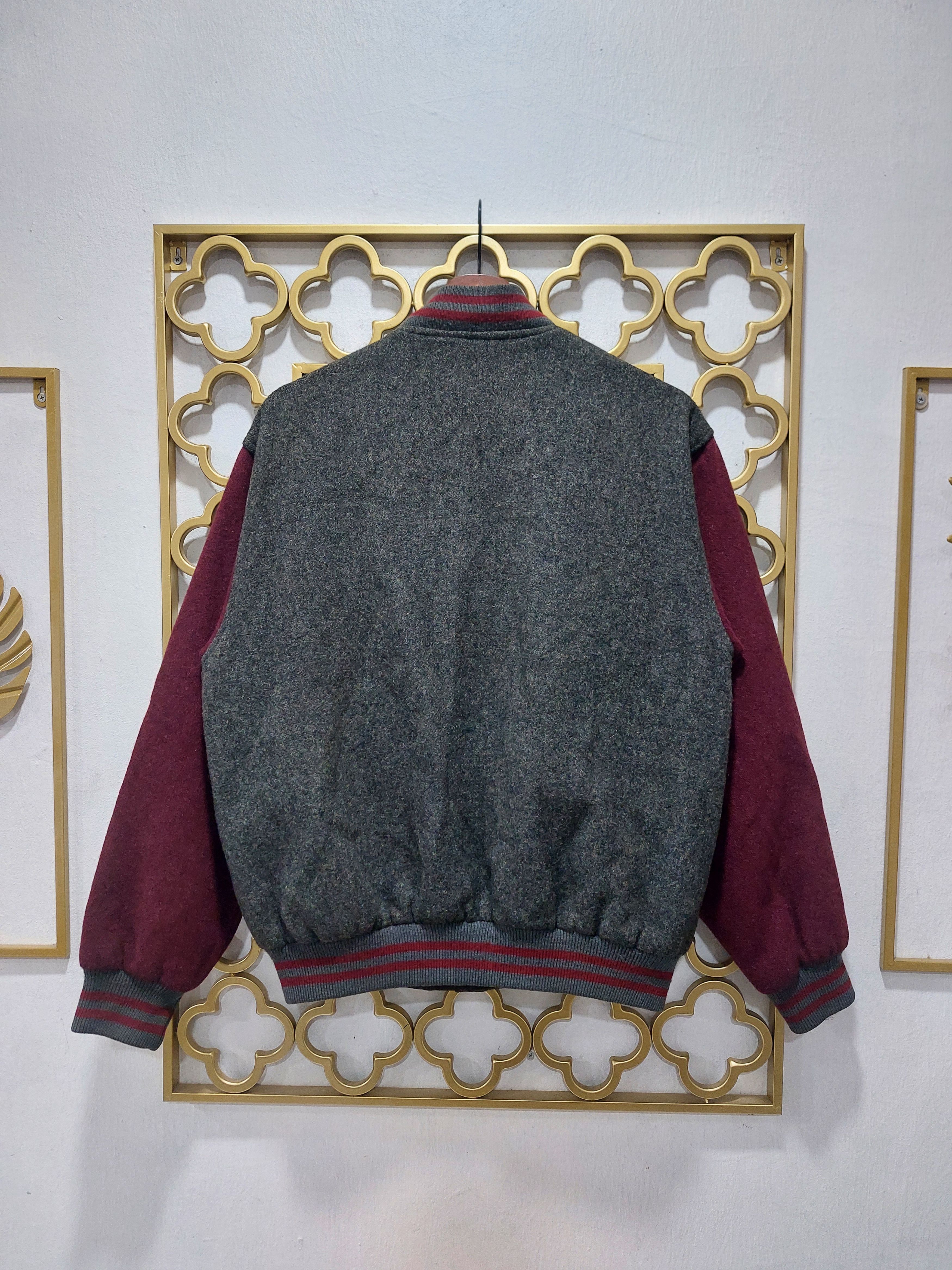 Japanese Brand Vintage BVD Varsity Wool Jacket Size US M / EU 48-50 / 2 - 2 Thumbnail