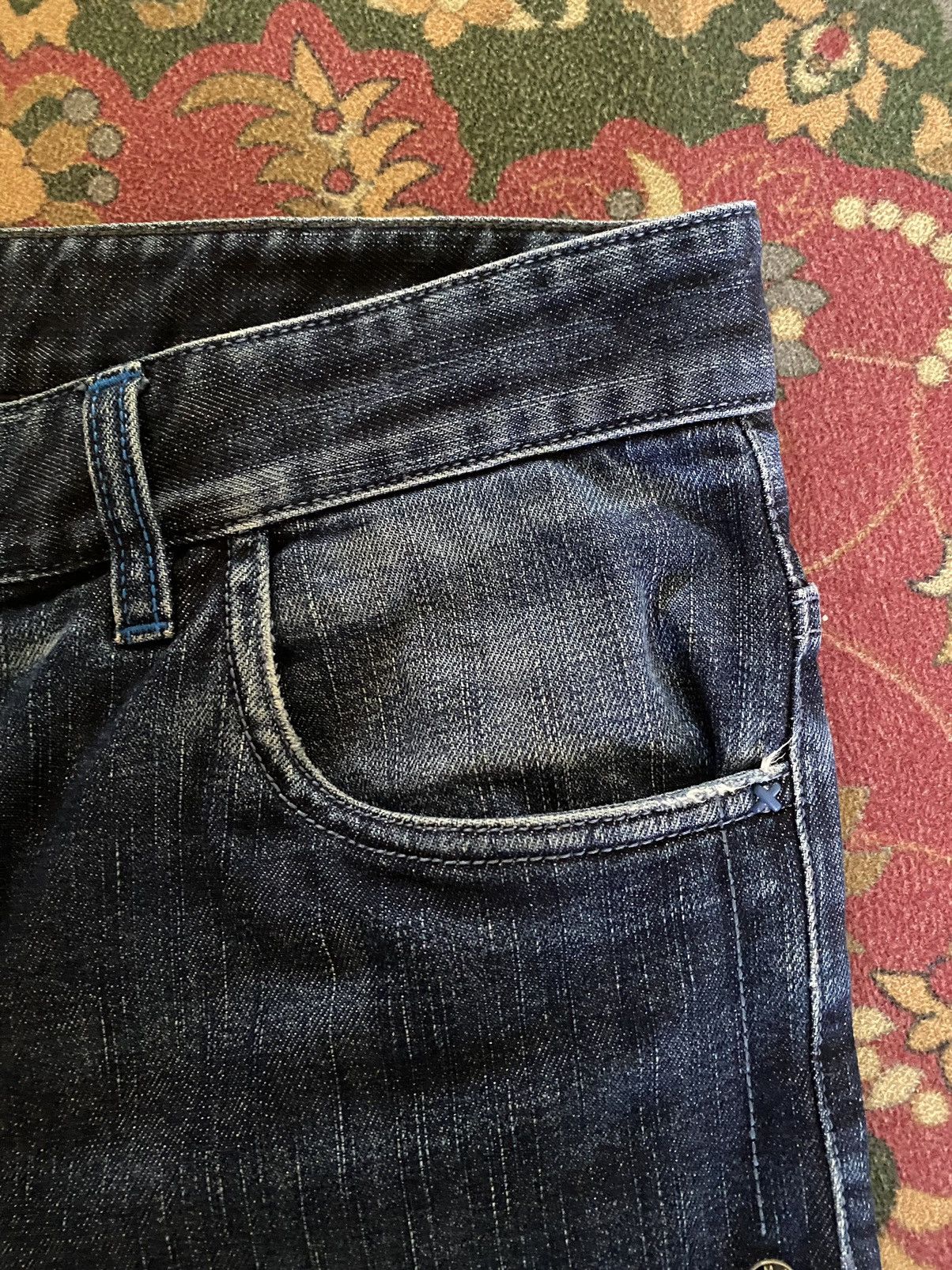 BMW Vintage Bmw Rare Design Blue Denim Size US 34 / EU 50 - 3 Thumbnail
