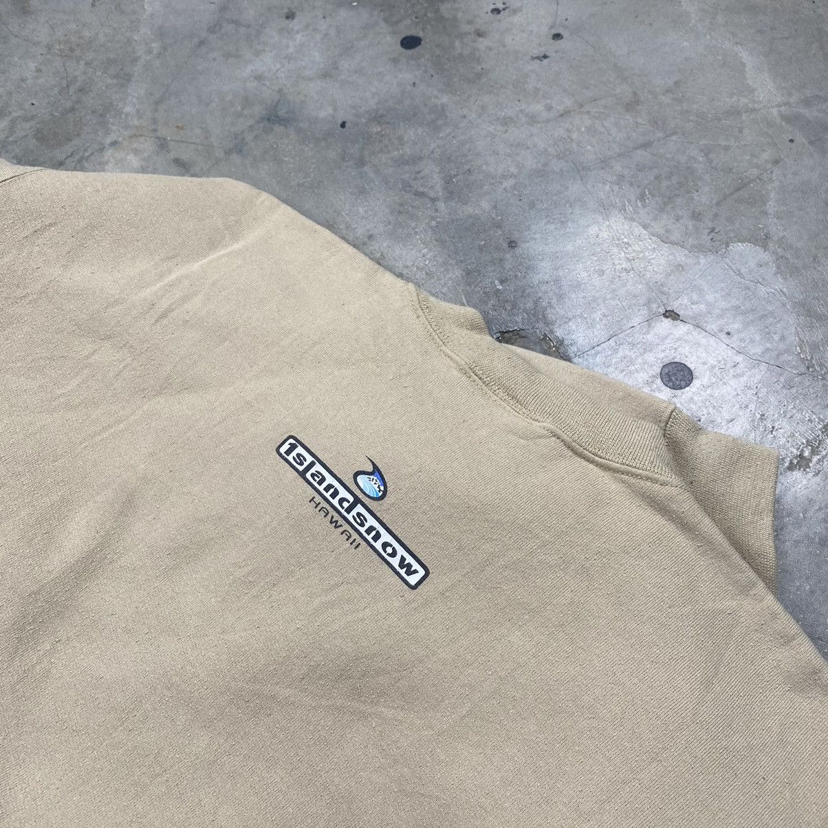 Vintage 90s Island Snow Hawaii Beige Crewneck Size US M / EU 48-50 / 2 - 7 Thumbnail