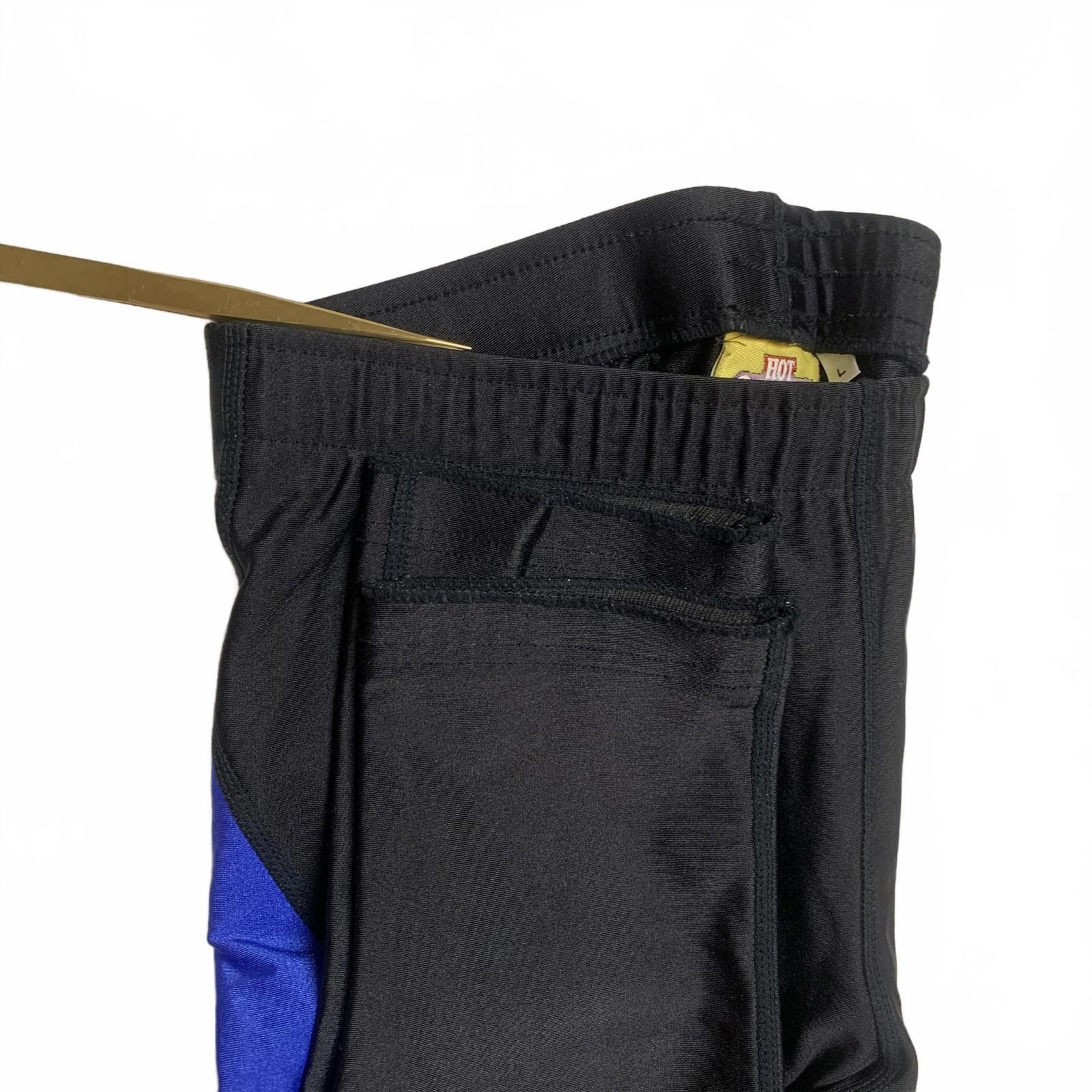 Other Hot Chillys Men's Size Large Black Royal Blue Athletic Pants Size ONE SIZE - 3 Thumbnail