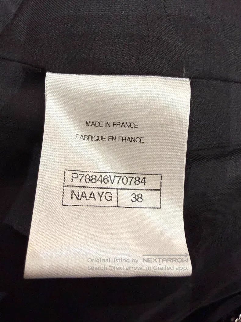 Chanel Chanel 25C black tweed short coat Size XS / US 0-2 / IT 36-38 - 5 Thumbnail