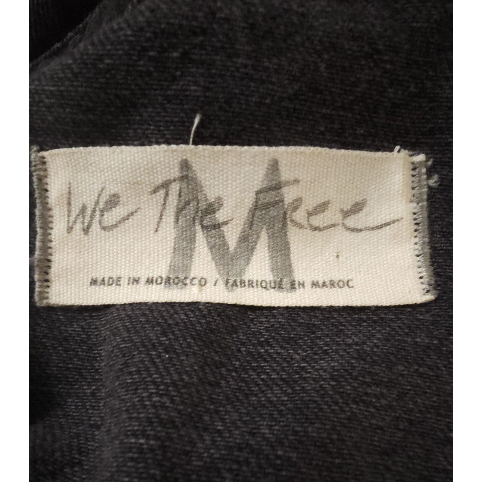 Free People Free People We The Free Marci Black Denim Jumpsuit, Size M Size 30" / US 8 / IT 44 - 6 Thumbnail