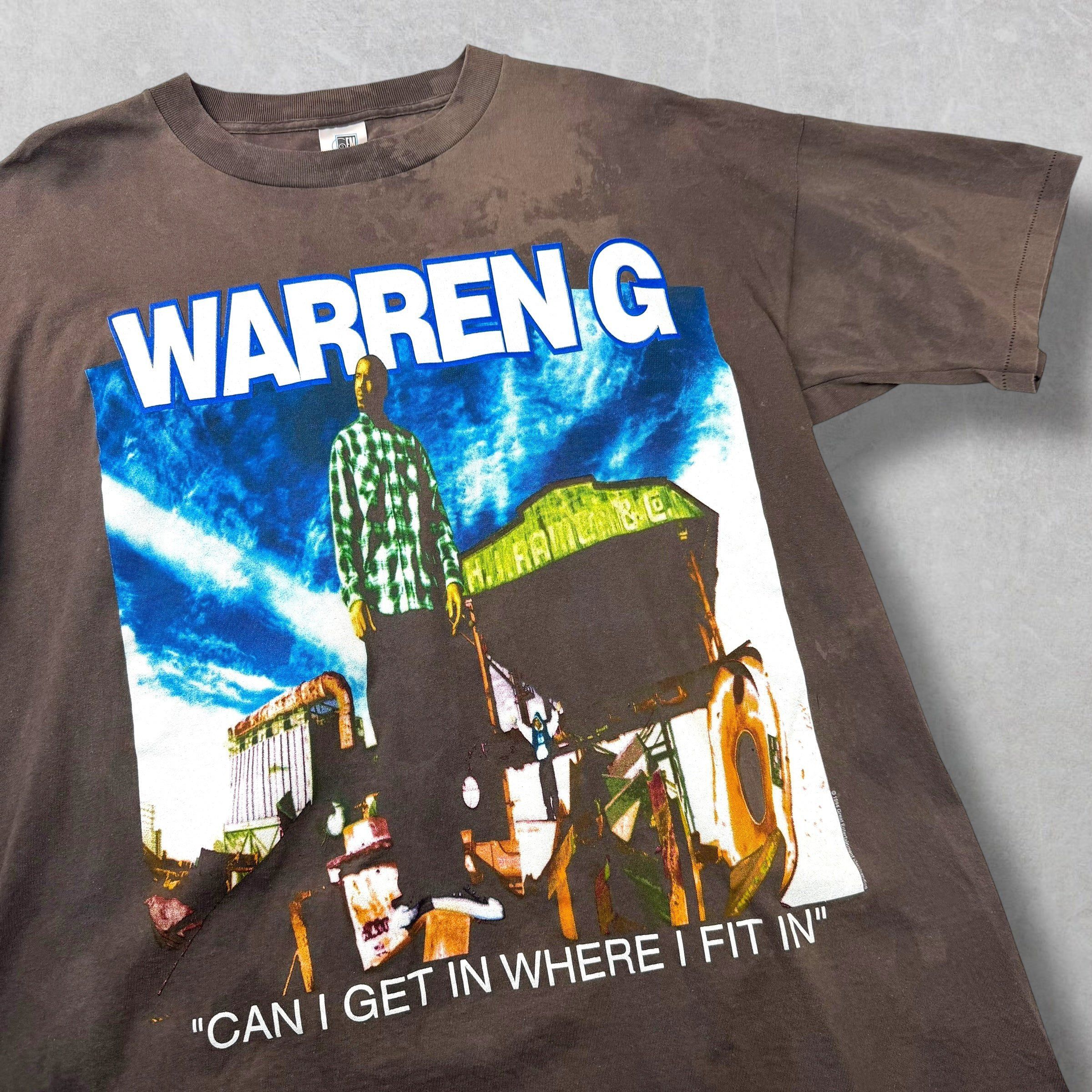 Vintage Vintage 1994 Warren G "Can I Get in Where I Fit in" Tee XL Size US XL / EU 56 / 4 - 3 Thumbnail
