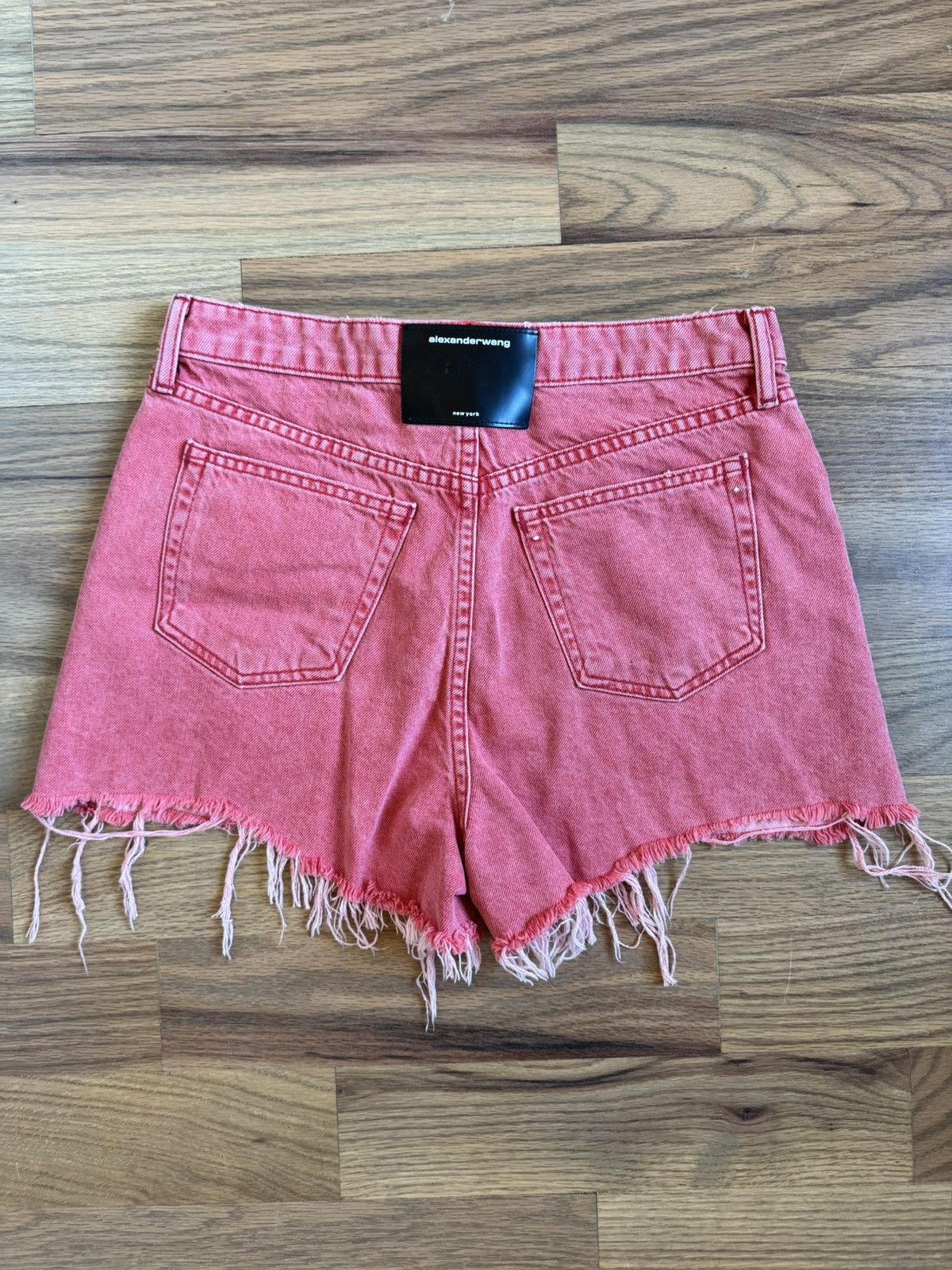 Alexander Wang Alexander Wang red denim shorts Size 28" / US 6 / IT 42 - 2 Thumbnail