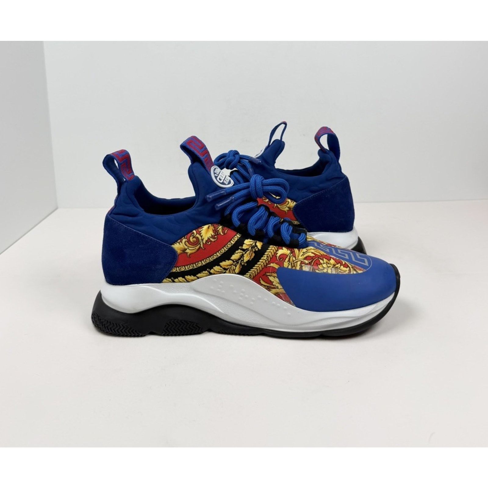 Versace Size 40EU/7US - Versace Cross Chainer Blue Size US 7 / EU 40 - 4 Thumbnail
