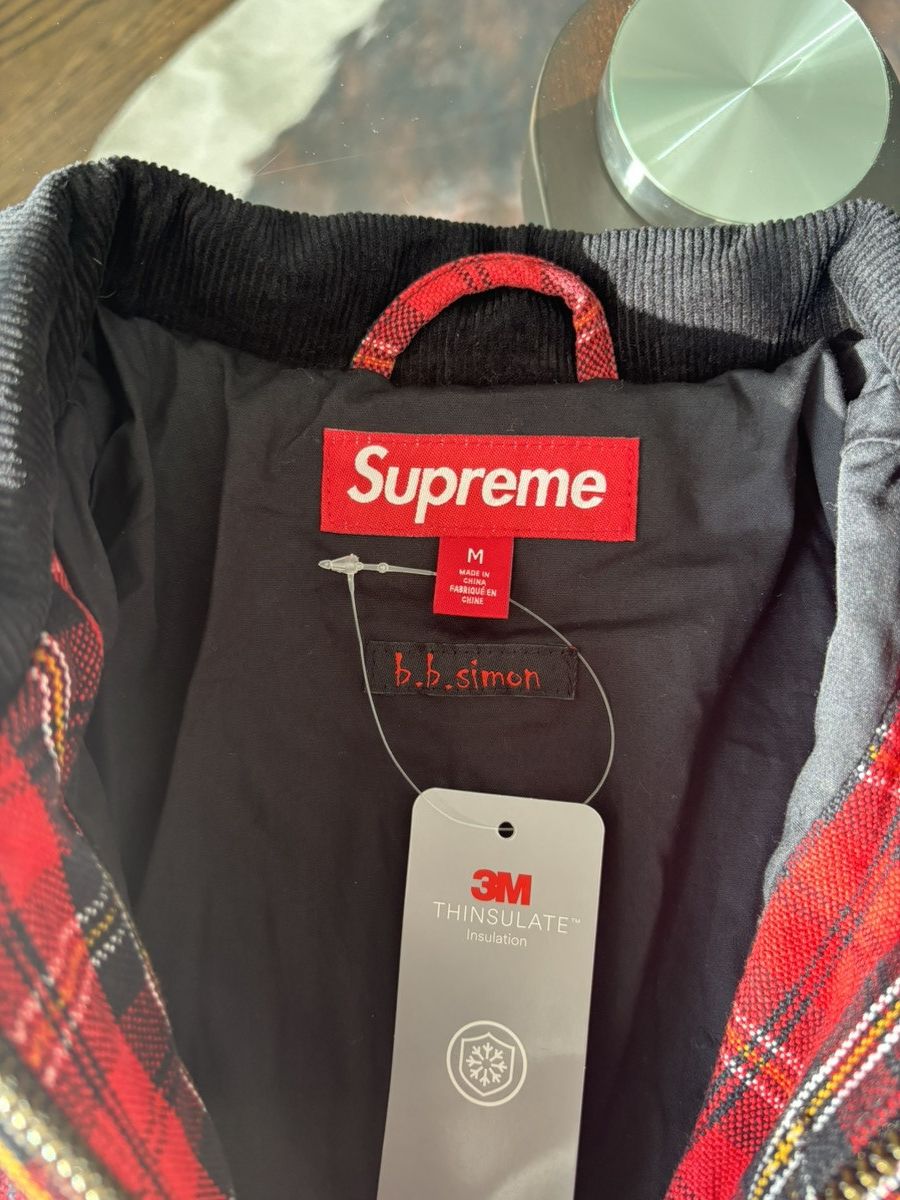 B.B. Simon × Supreme Supreme B.B Simon Quilted Work Jacket ‘Plaid’ Size US M / EU 48-50 / 2 - 4 Thumbnail