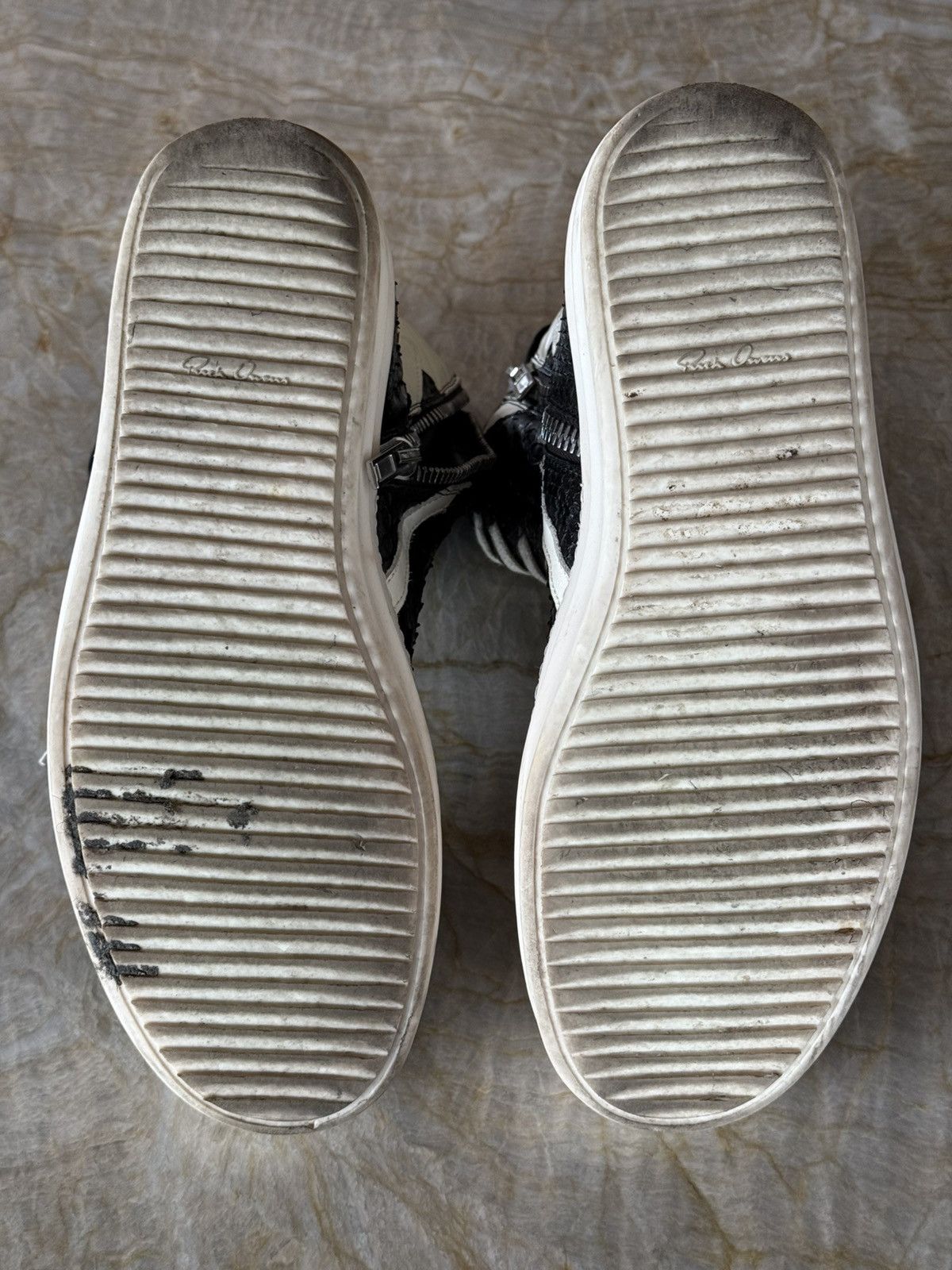Rick Owens Natural Python Rick Owens Geobasket Size US 11 / EU 44 - 9 Thumbnail