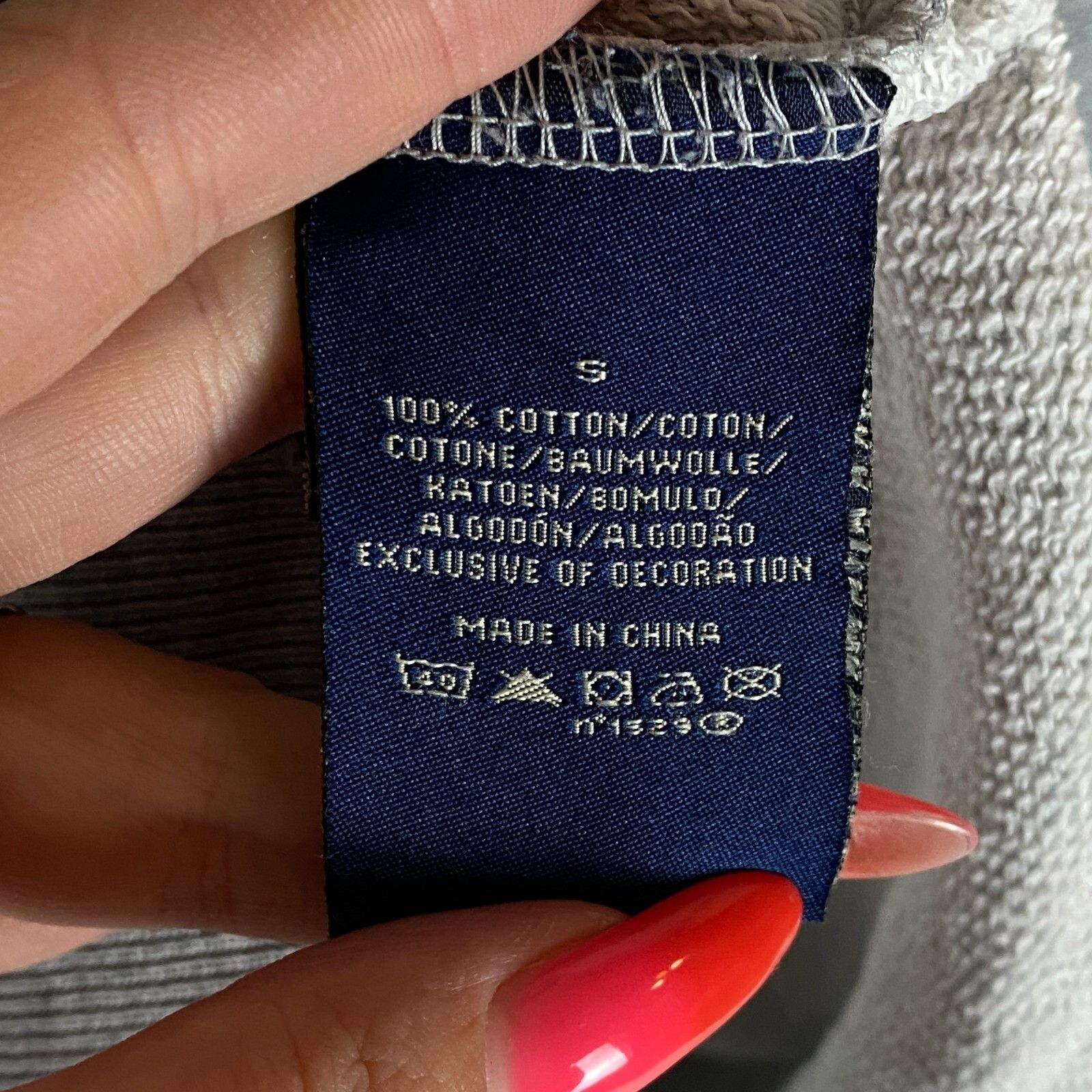 Ralph Lauren Polo Jeans Company Zip Hoodie Women's Size S Gray ` Size S / US 4 / IT 40 - 8 Thumbnail
