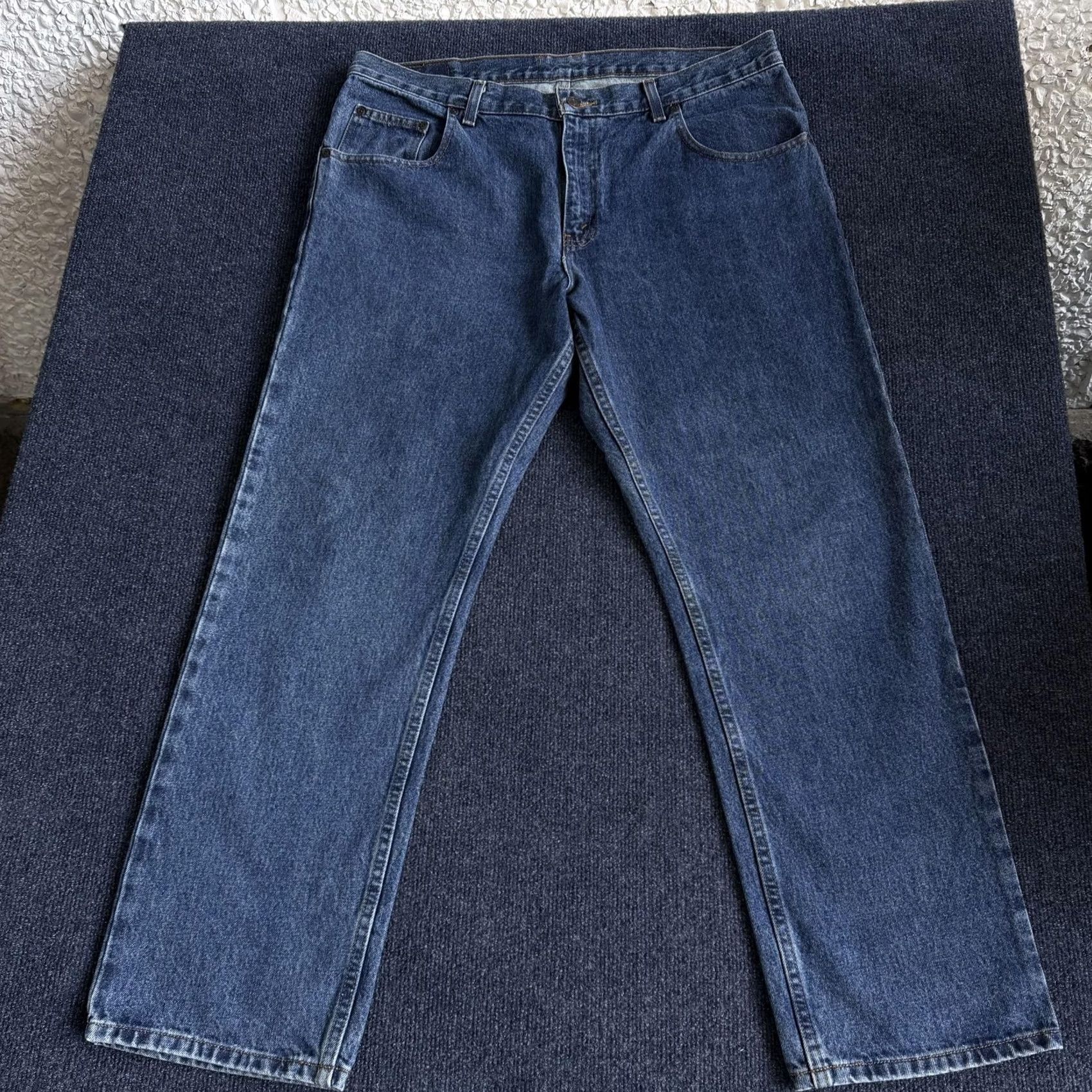 Vintage Y2K Arizona Jean Co Jeans Mens 38x30 Medium Wash Blue Denim Regular Straight Jeans Mens 38x30 Blue Denim Regular Straight Size US 38 / EU 54 - 3 Thumbnail