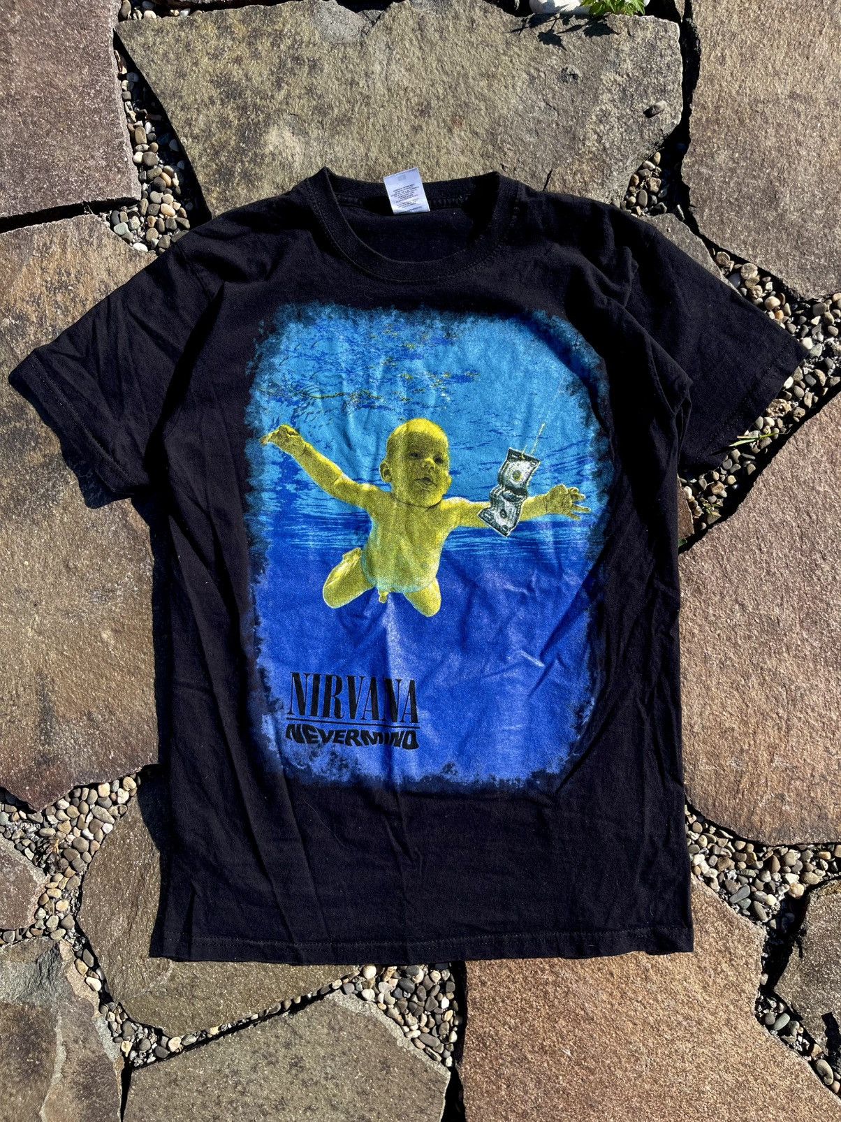 Nirvana Nirvana nevermind album black tee y2k Size US S / EU 44-46 / 1 - 2 Thumbnail