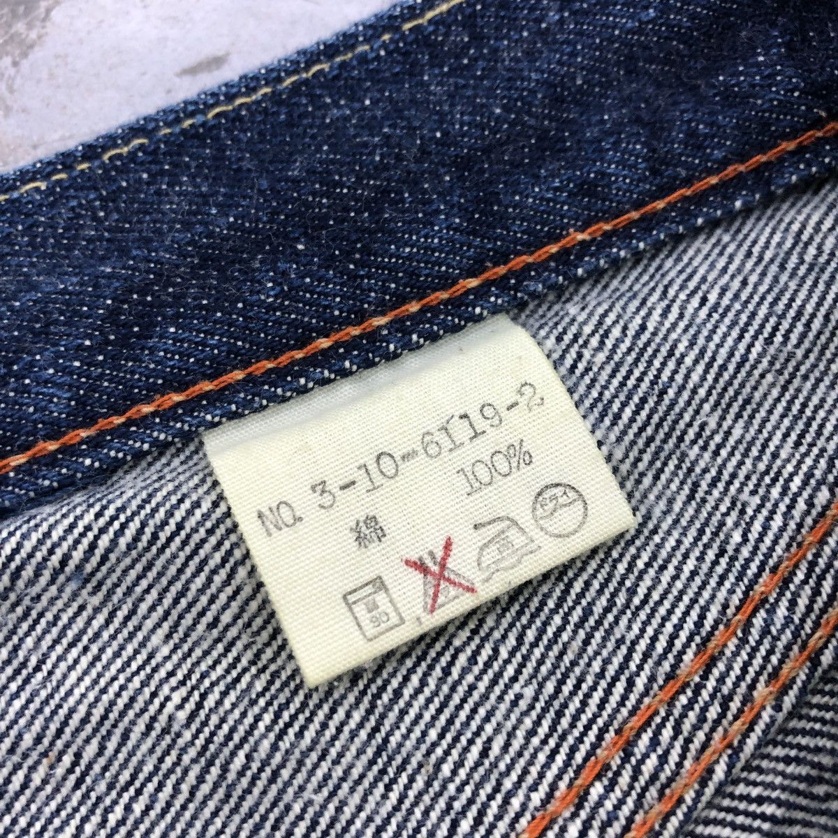 45rpm × Denime × Japanese Brand 45 RPM Straight Cut Denim Jeans Size US 28 / EU 44 - 14 Thumbnail