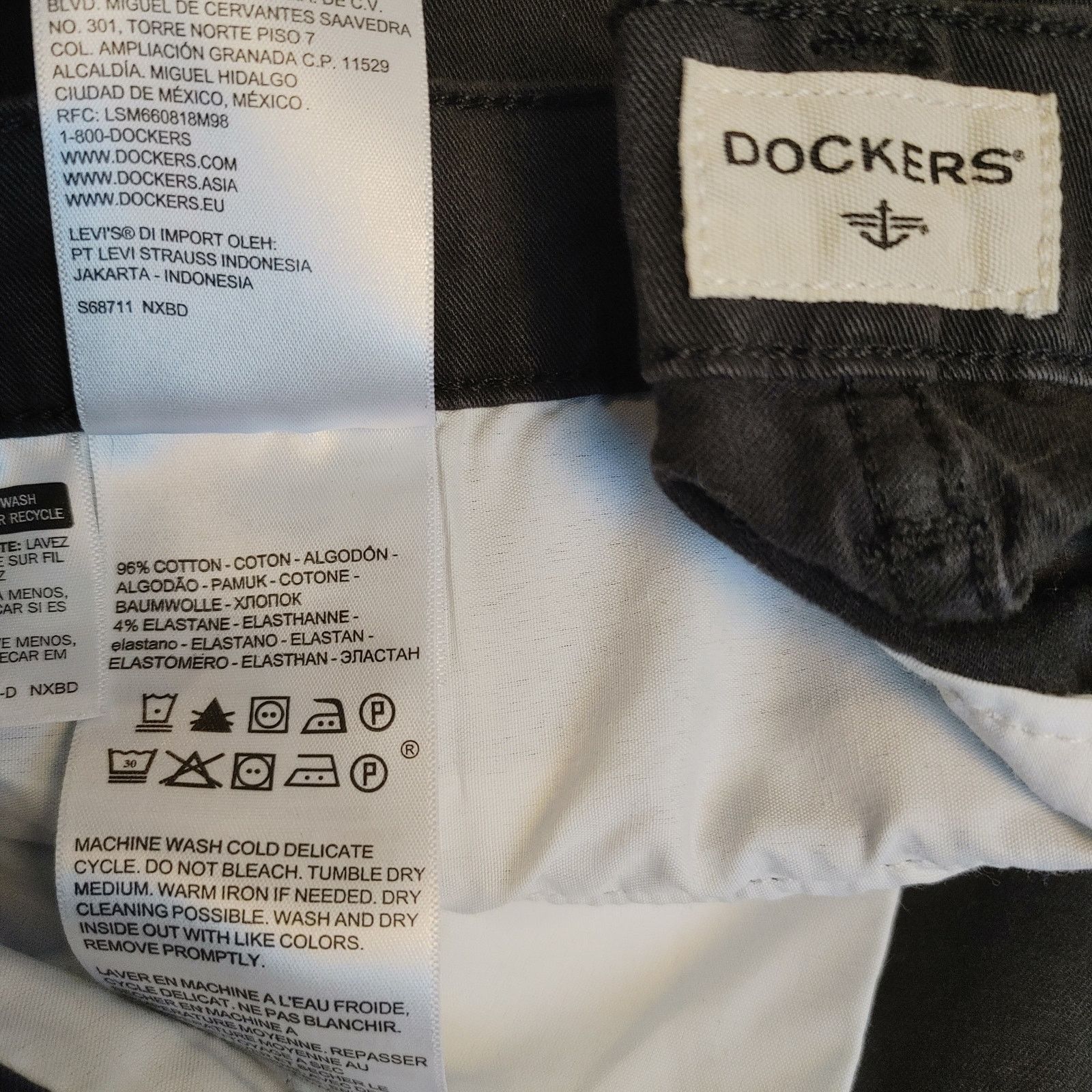 Dockers Dockers Men's 36 Gray Denim Jean Casual Above Knee Shorts Size US 36 / EU 52 - 3 Thumbnail